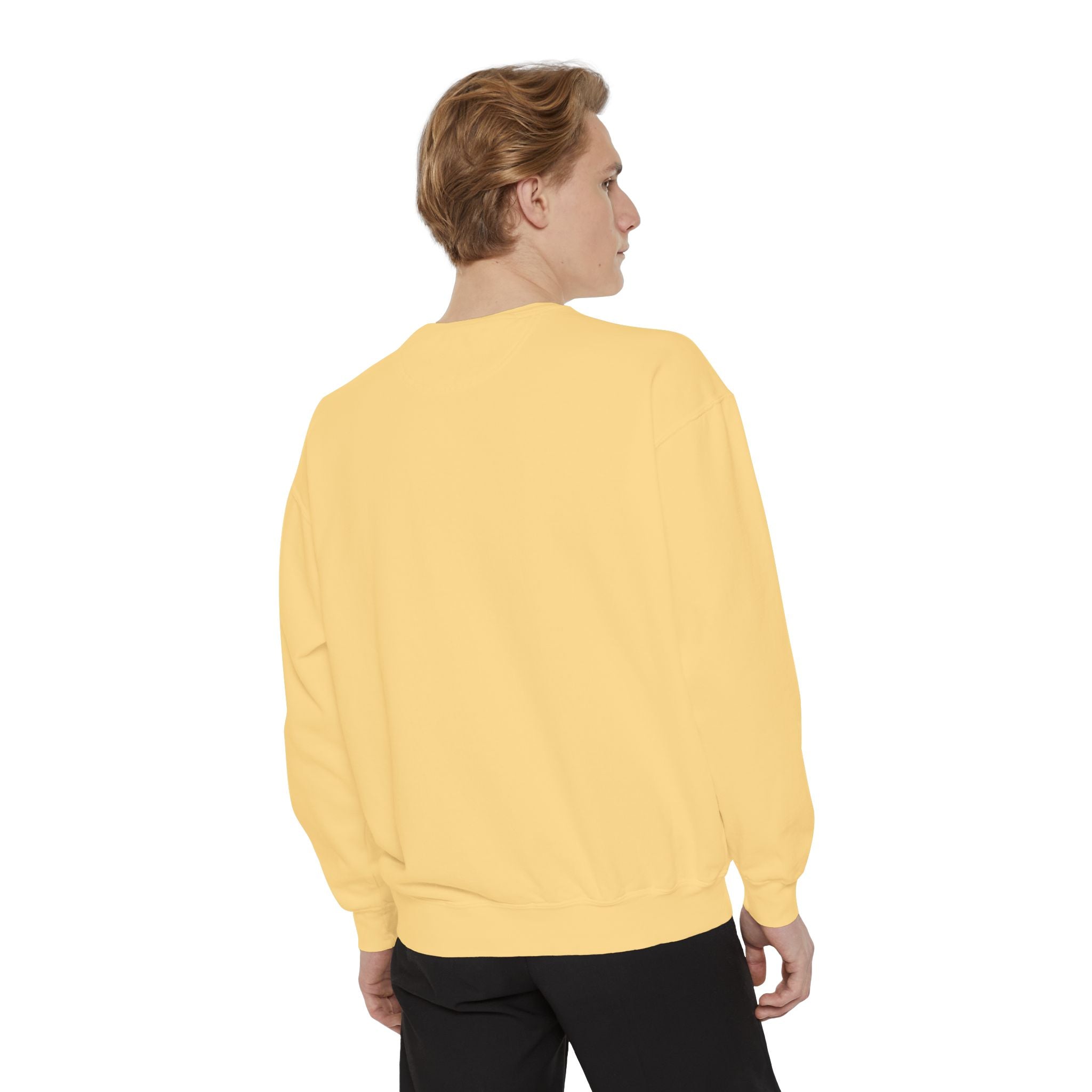 Victory in Jesus Unisex Garment-Dyed Sweatshirt