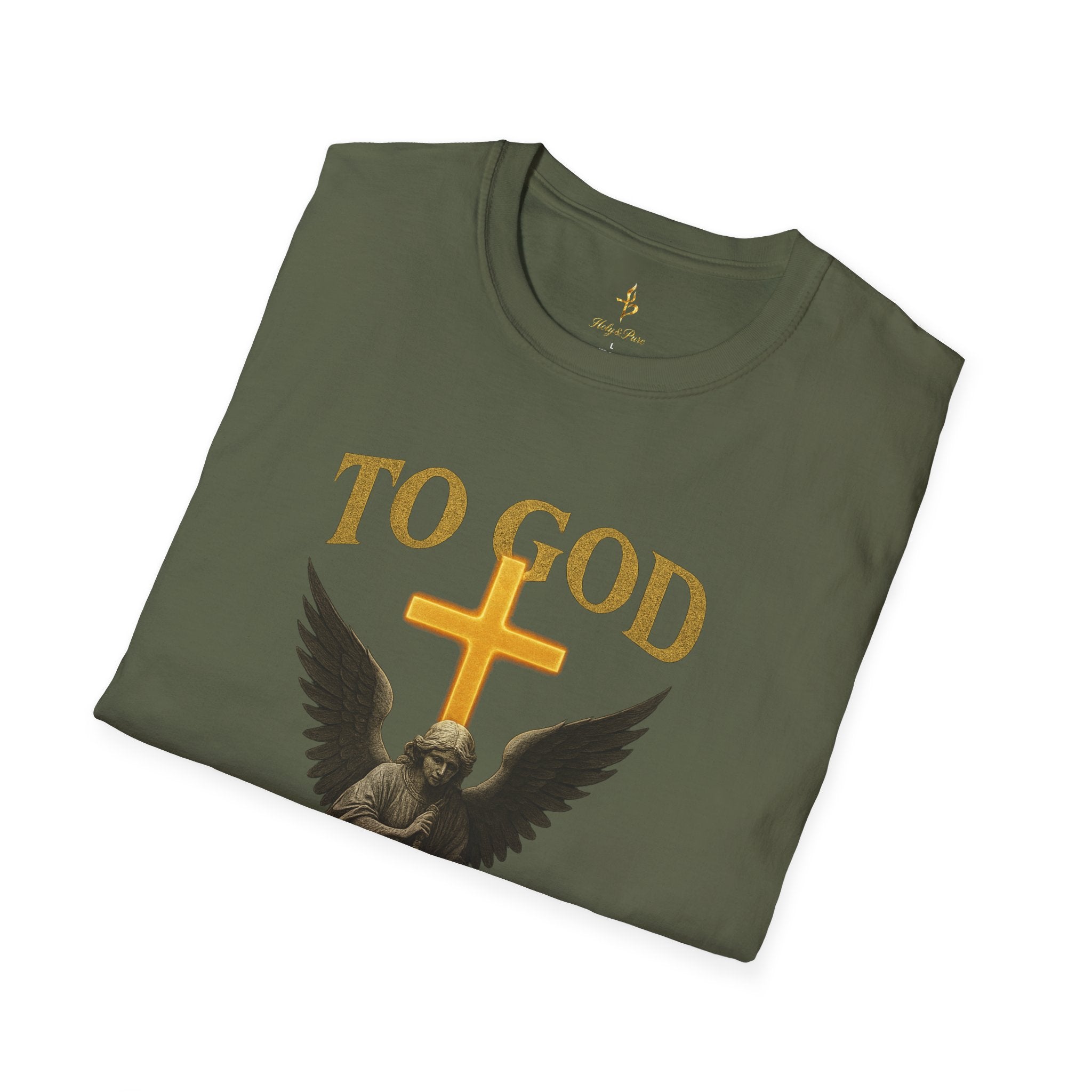 Faith-Inspired T-Shirt - 'To God Alone Be the Glory'