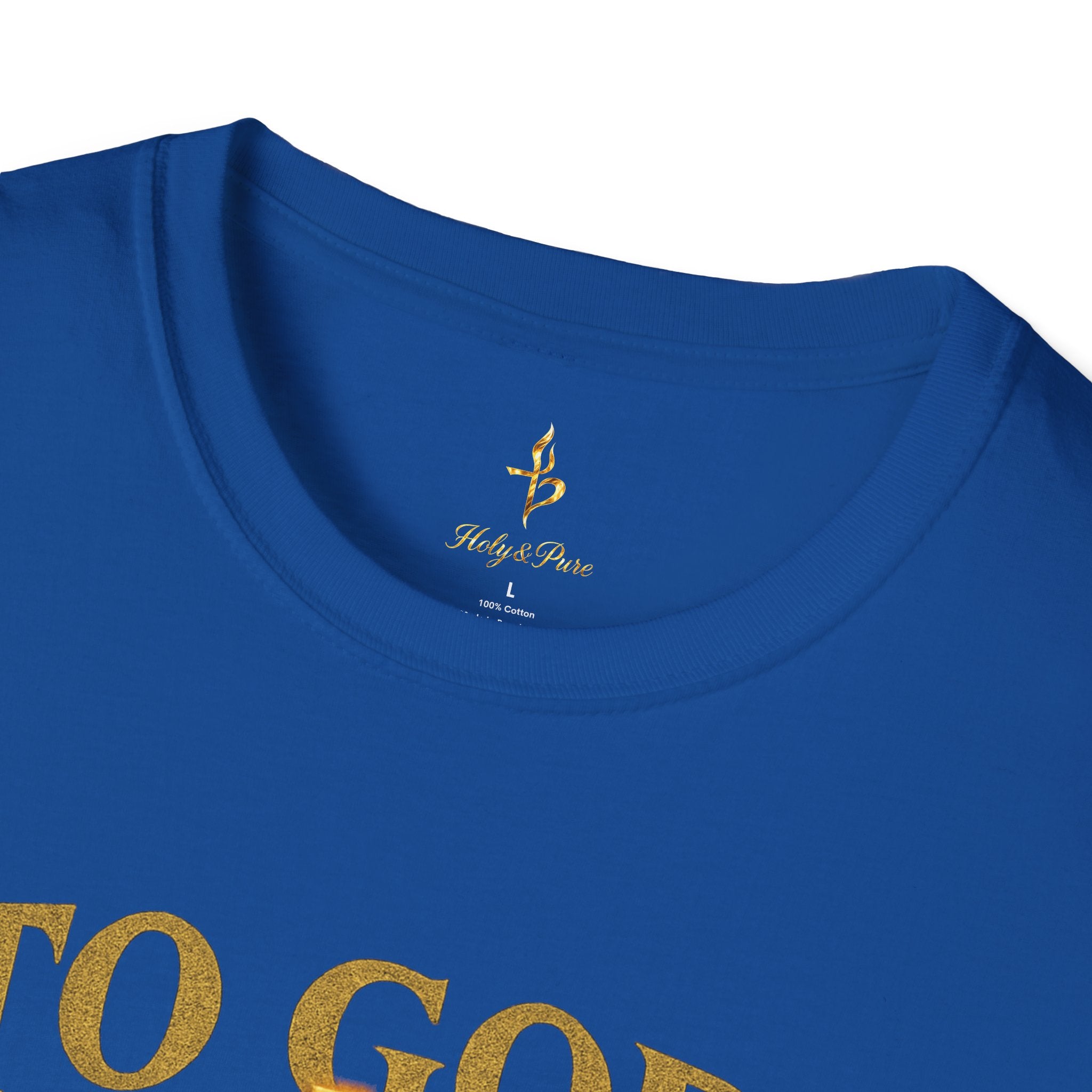 Faith-Inspired T-Shirt - 'To God Alone Be the Glory'