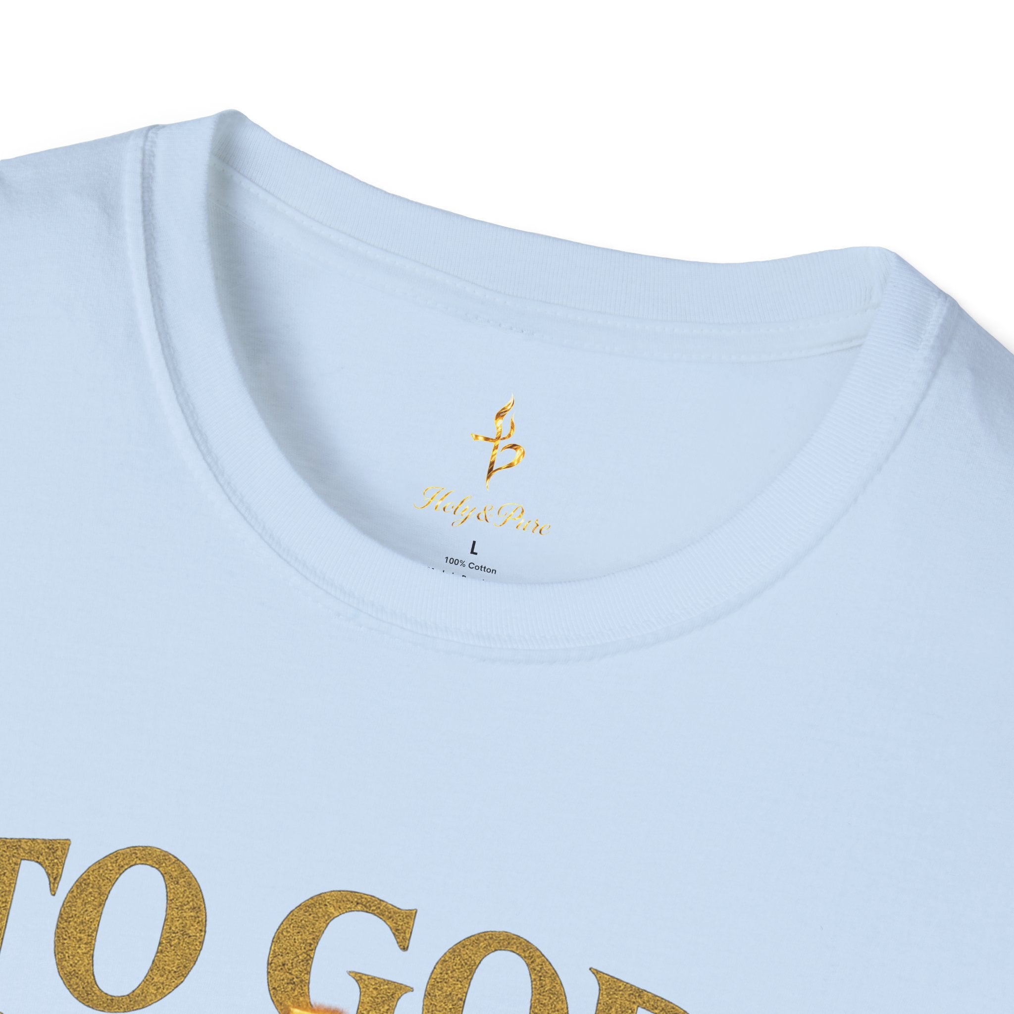 Faith-Inspired T-Shirt - 'To God Alone Be the Glory'
