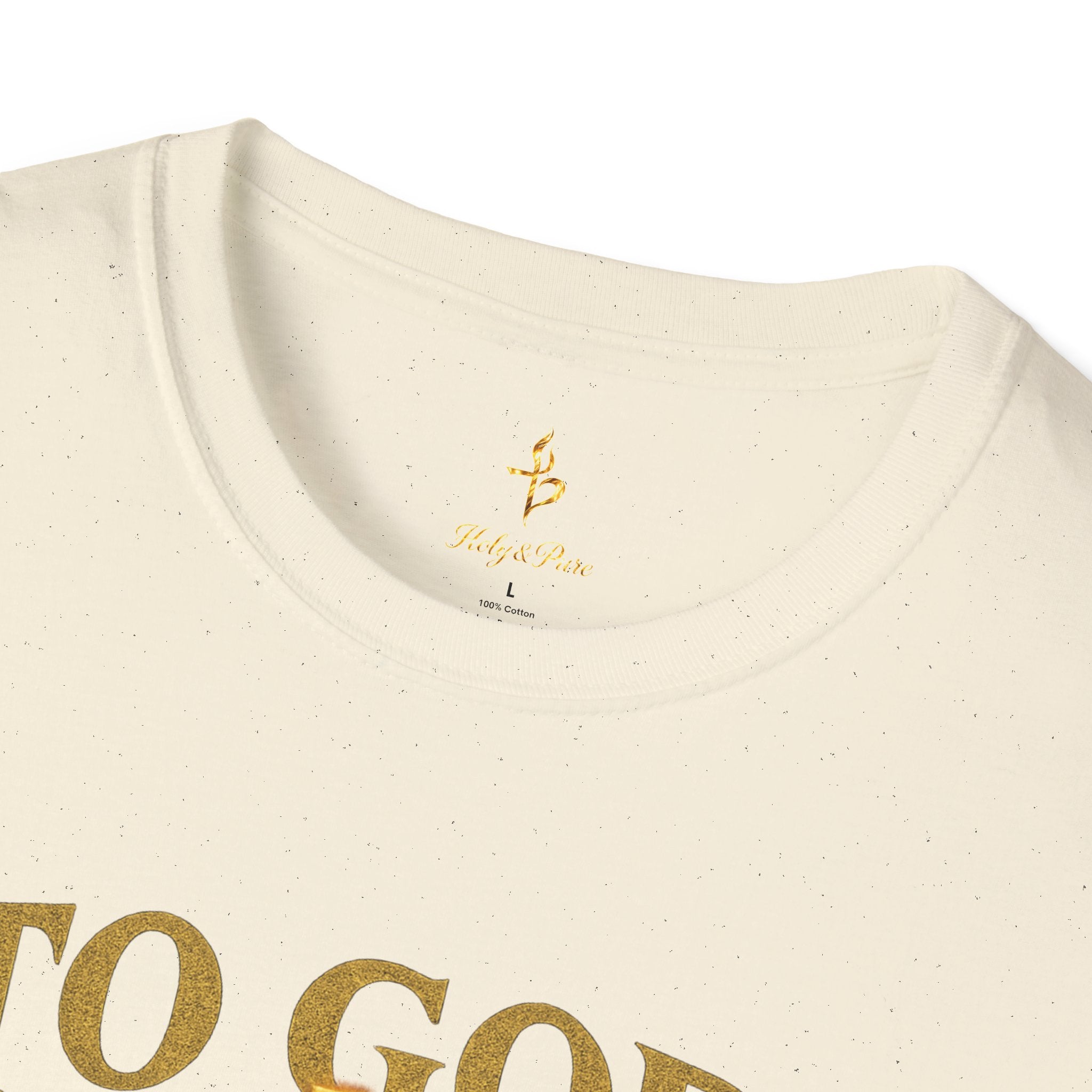 Faith-Inspired T-Shirt - 'To God Alone Be the Glory'