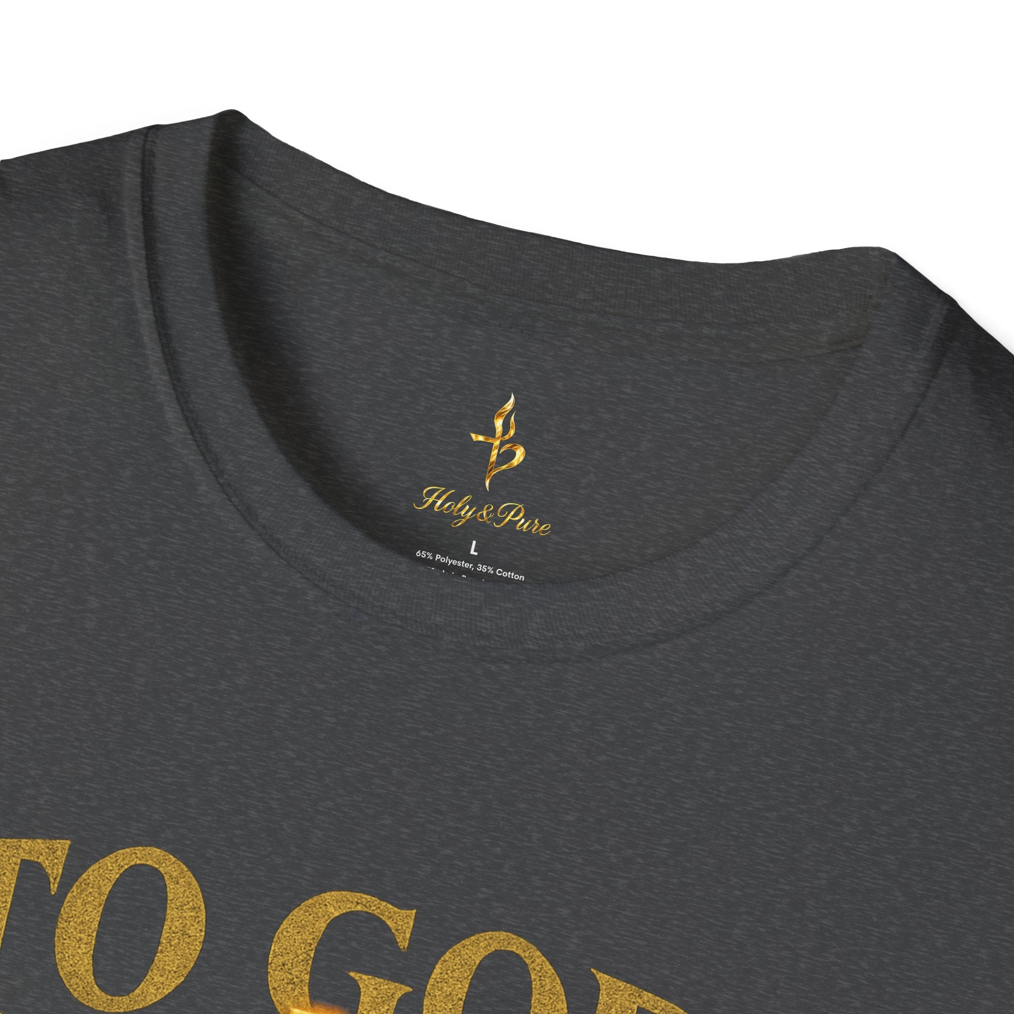 Faith-Inspired T-Shirt - 'To God Alone Be the Glory'