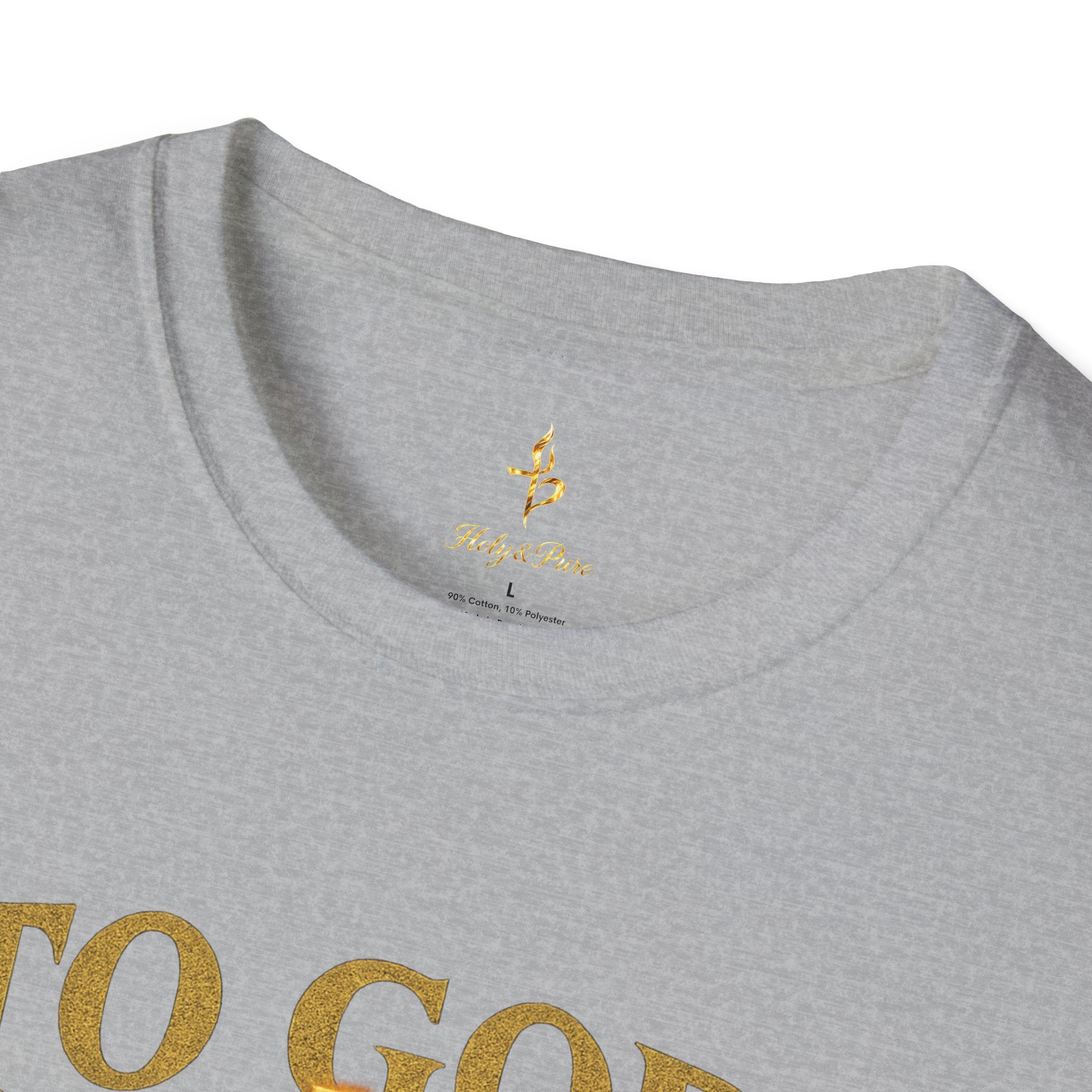 Faith-Inspired T-Shirt - 'To God Alone Be the Glory'