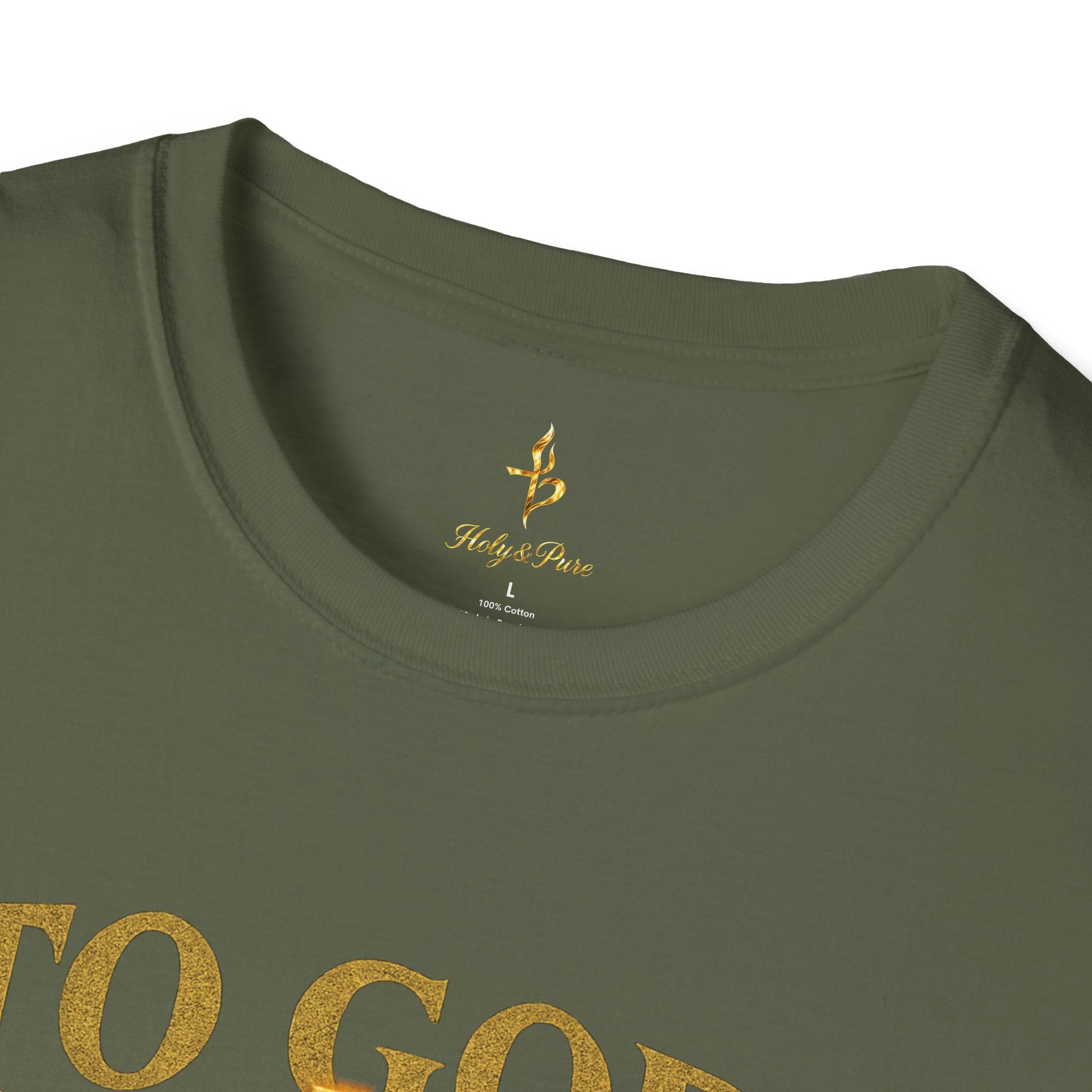 Faith-Inspired T-Shirt - 'To God Alone Be the Glory'