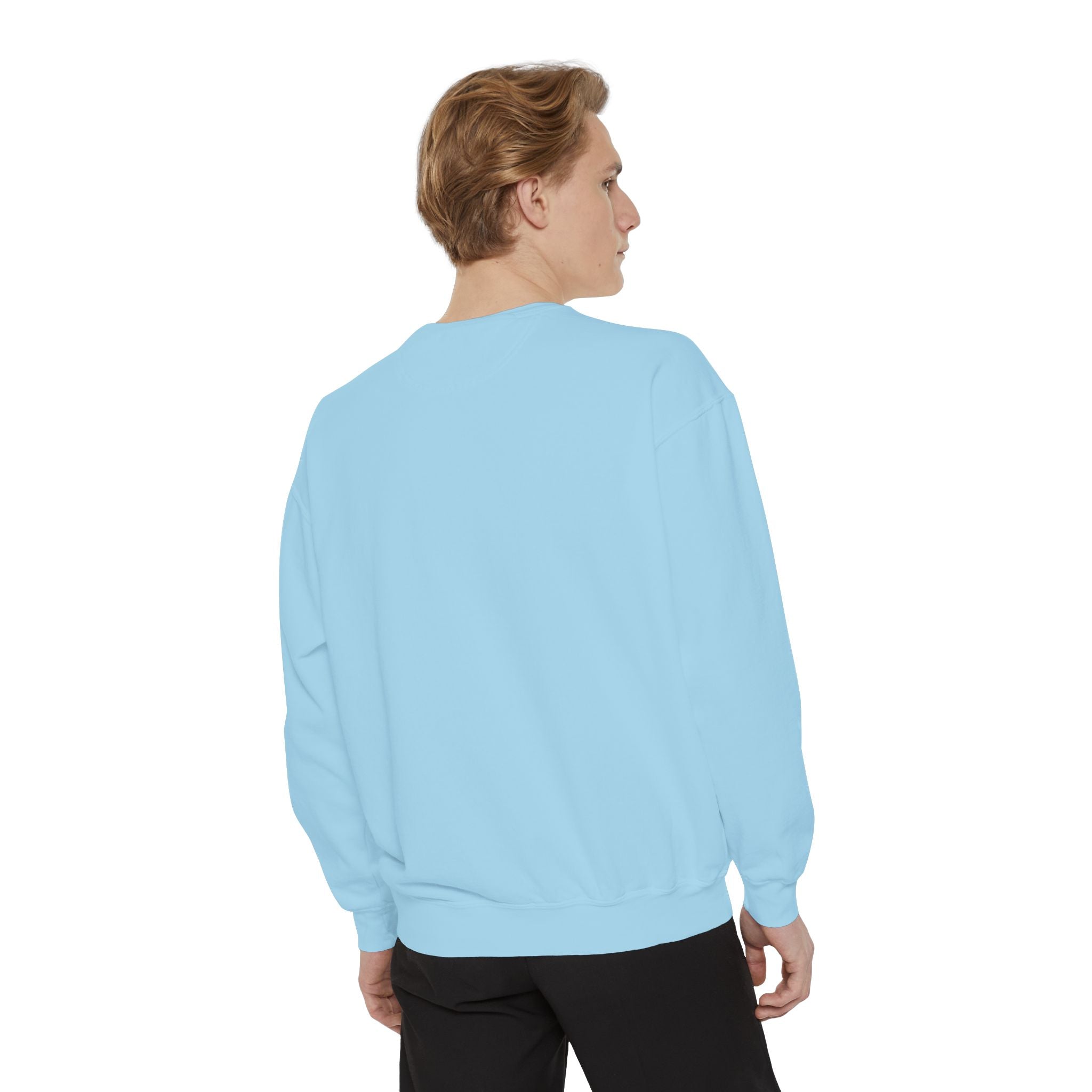 Victory in Jesus Unisex Garment-Dyed Sweatshirt