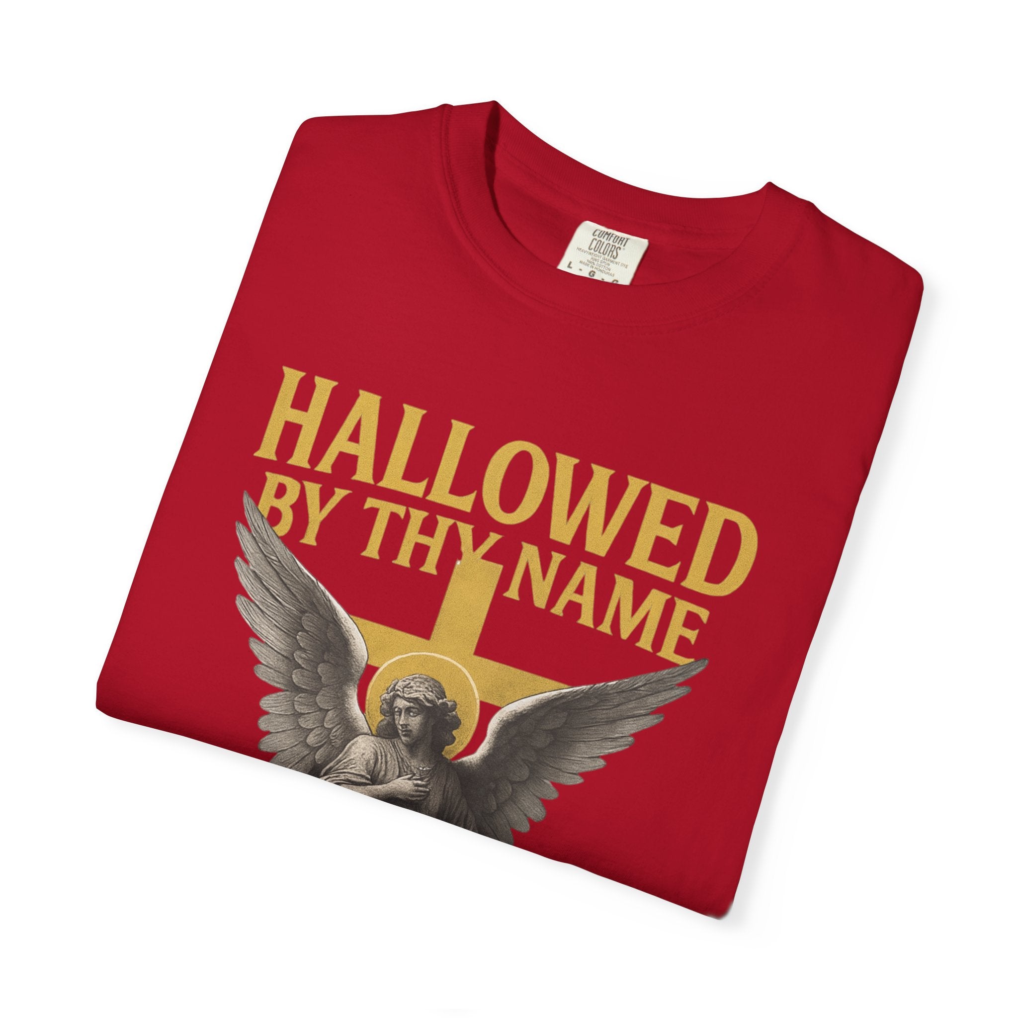 Hallowed by Thy Name Christian Garment-Dyed T-shirt