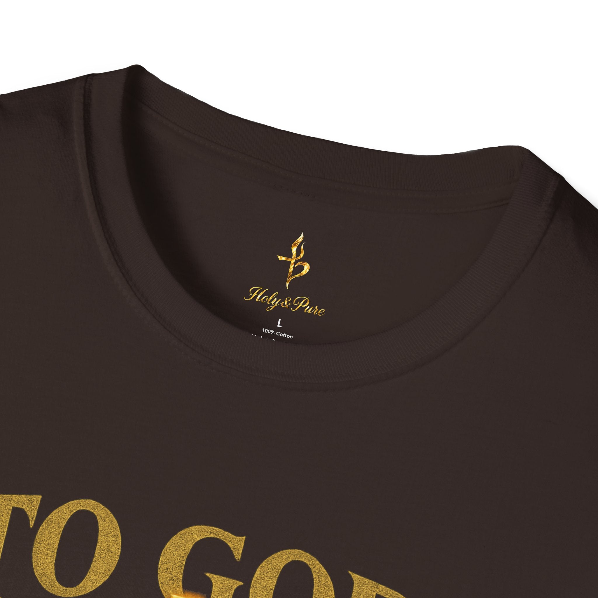 Faith-Inspired T-Shirt - 'To God Alone Be the Glory'