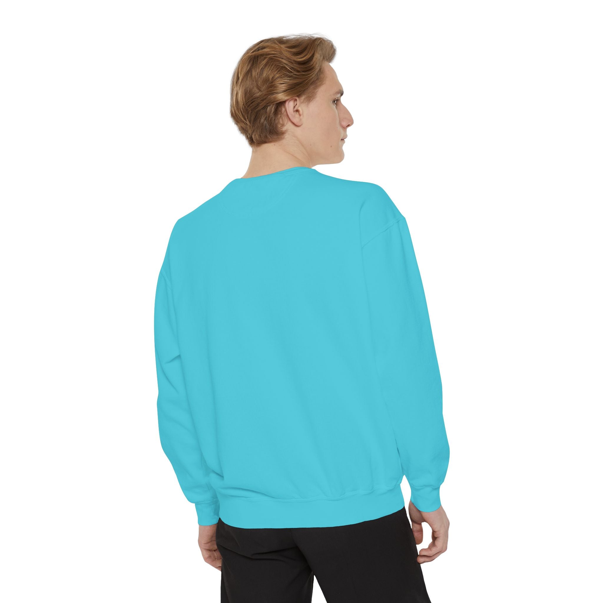 Victory in Jesus Unisex Garment-Dyed Sweatshirt