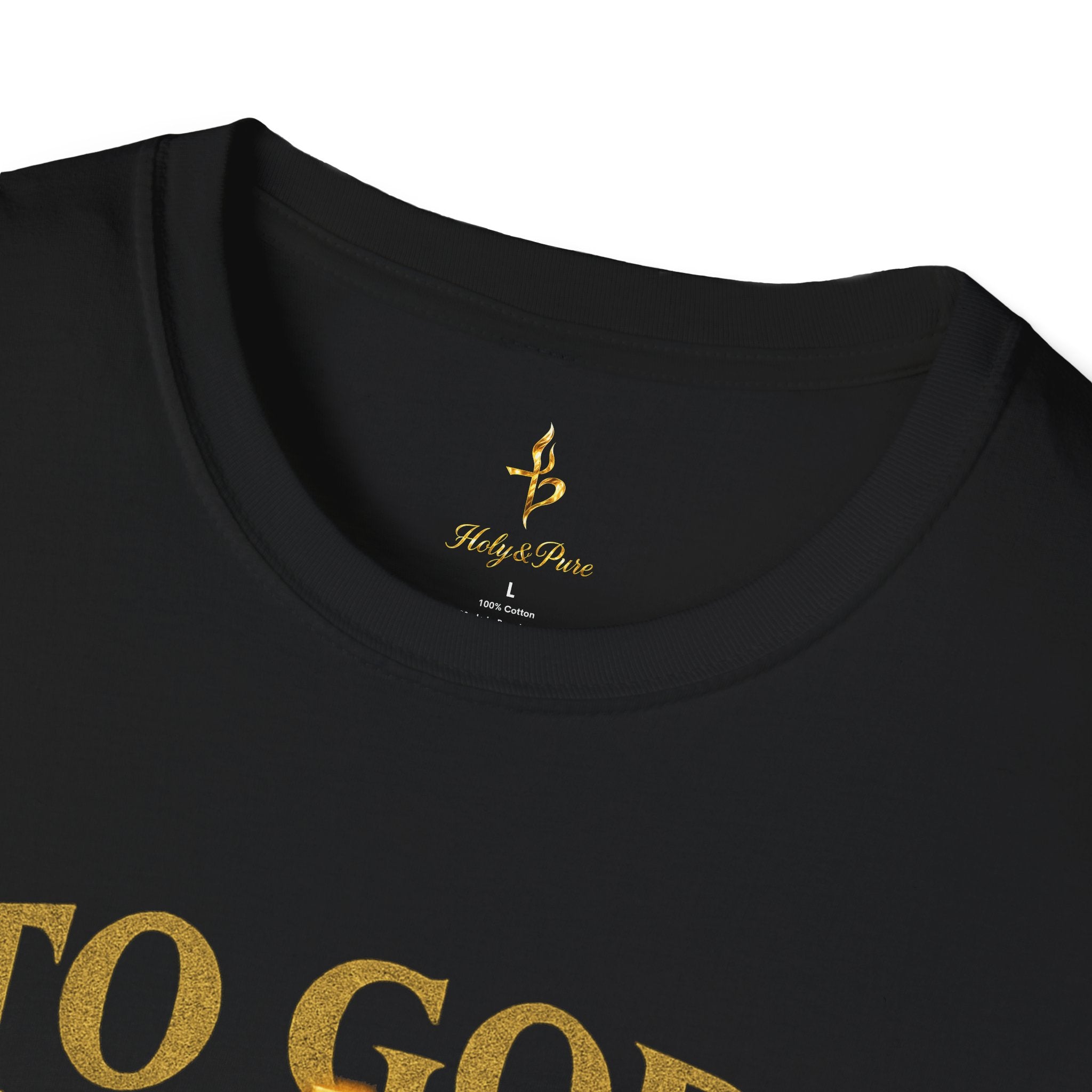 Faith-Inspired T-Shirt - 'To God Alone Be the Glory'