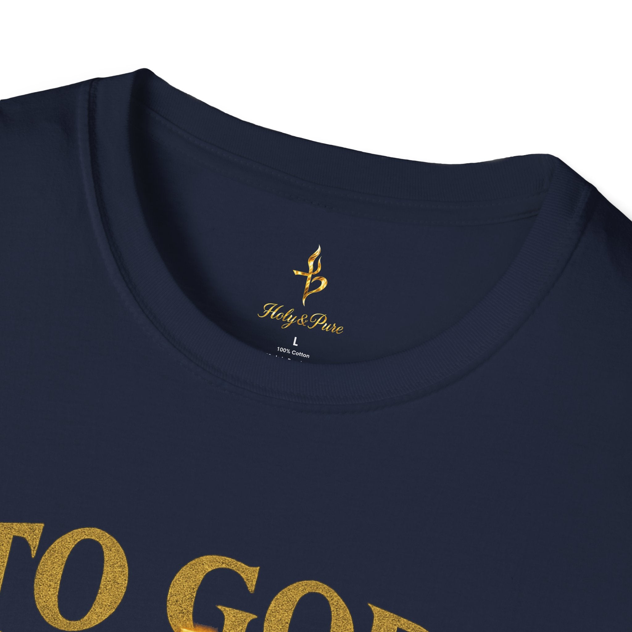 Faith-Inspired T-Shirt - 'To God Alone Be the Glory'