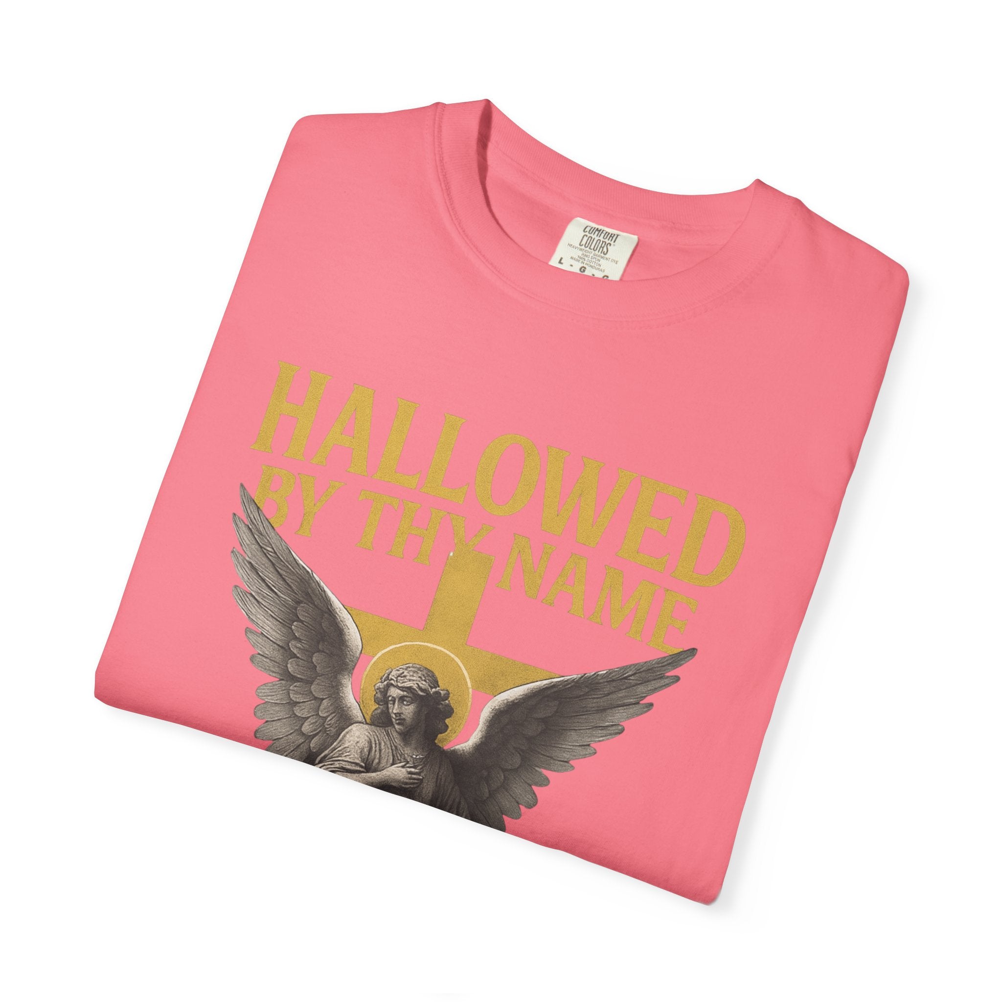 Hallowed by Thy Name Christian Garment-Dyed T-shirt