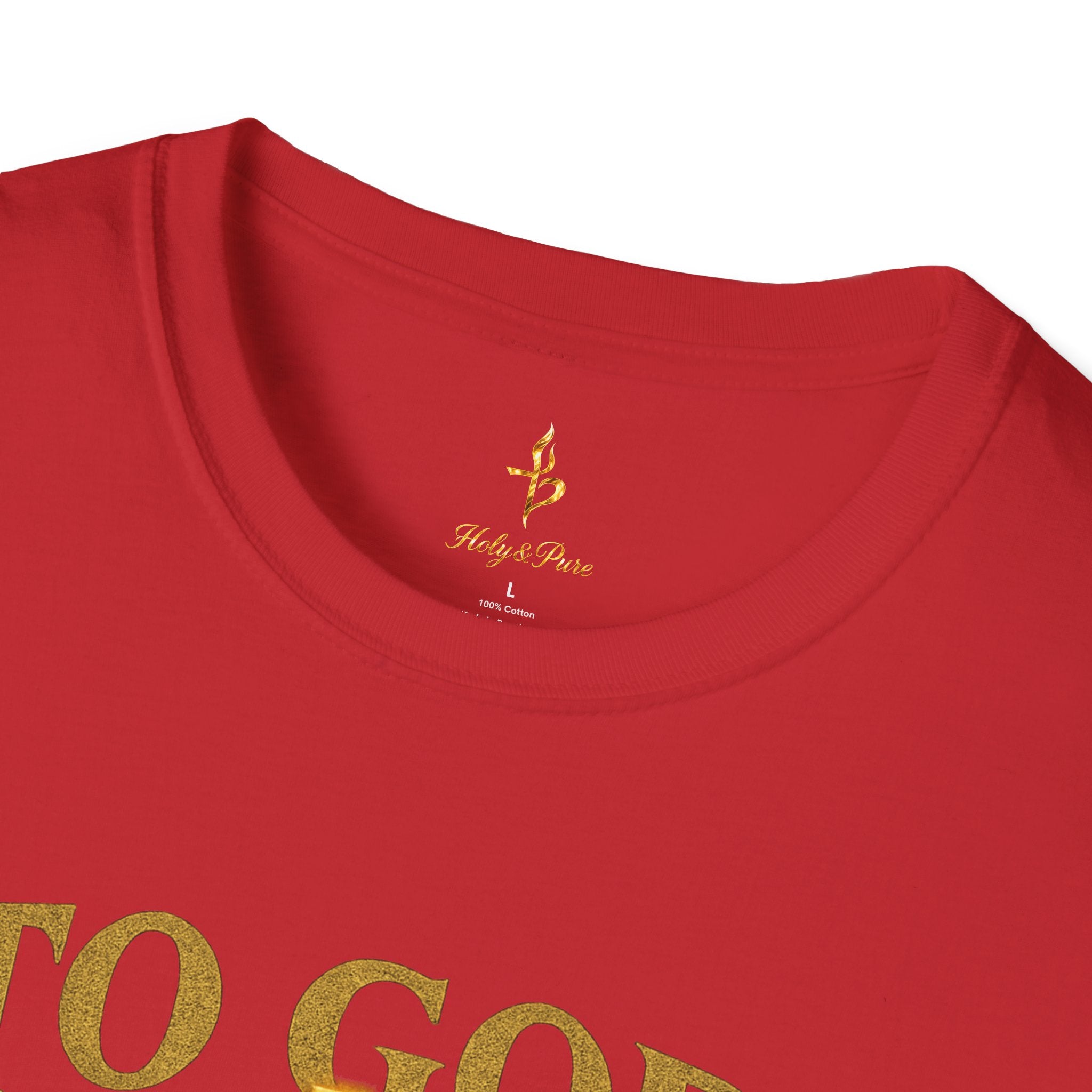 Faith-Inspired T-Shirt - 'To God Alone Be the Glory'