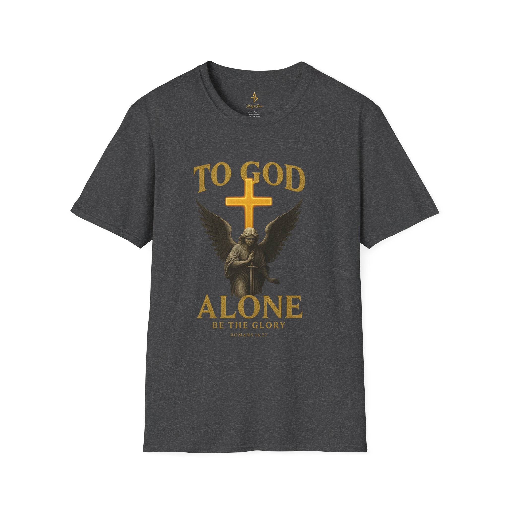 Faith-Inspired T-Shirt - 'To God Alone Be the Glory'