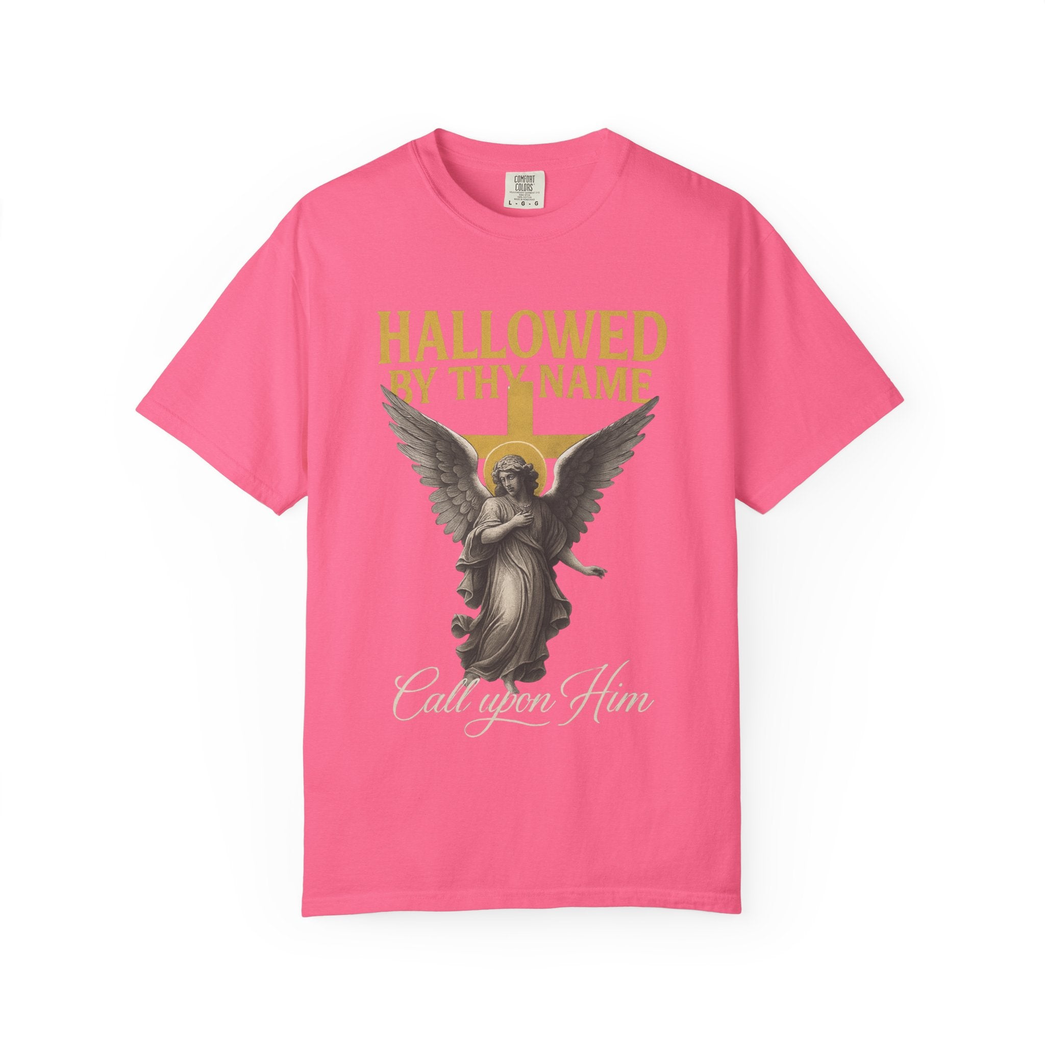 Hallowed by Thy Name Christian Garment-Dyed T-shirt