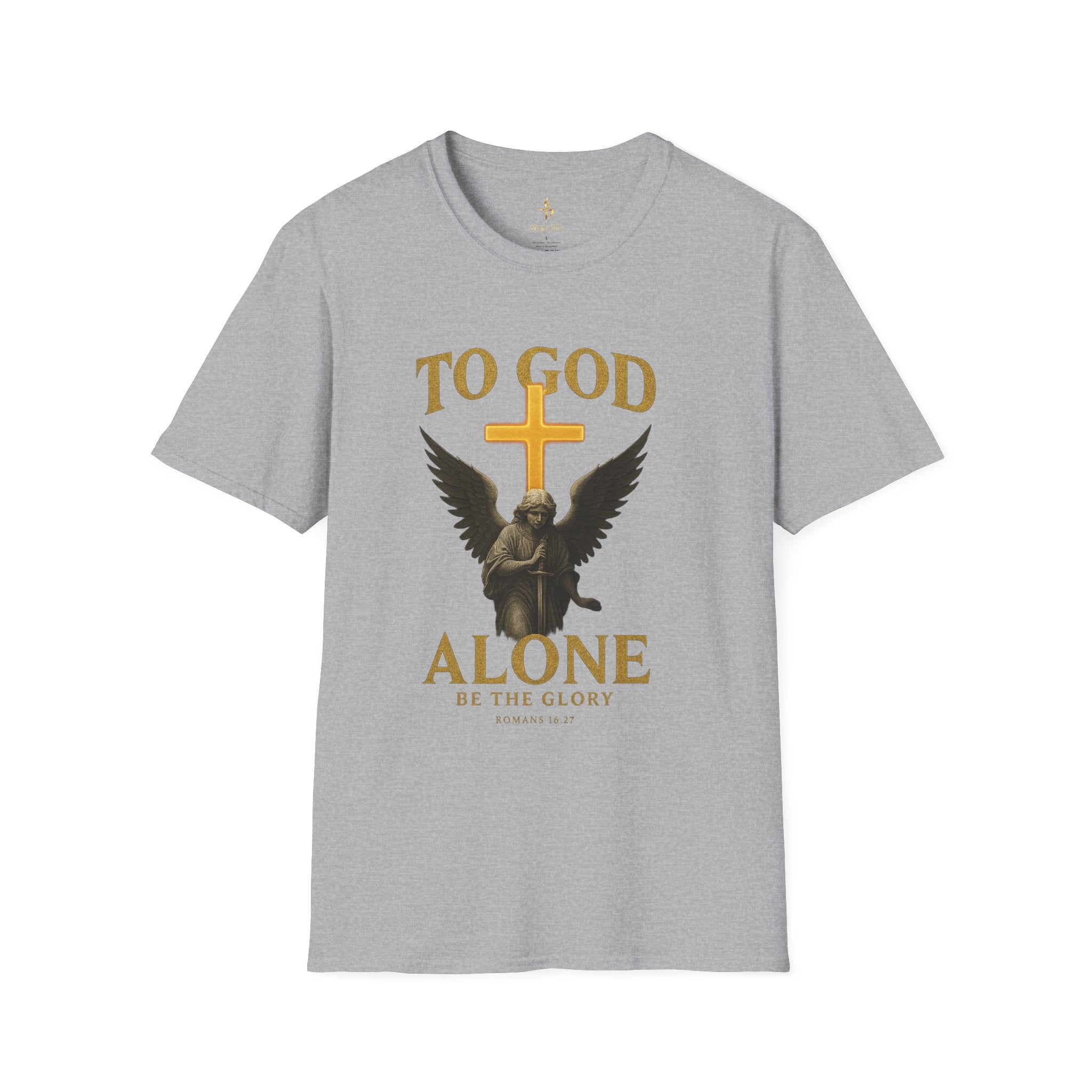Faith-Inspired T-Shirt - 'To God Alone Be the Glory'