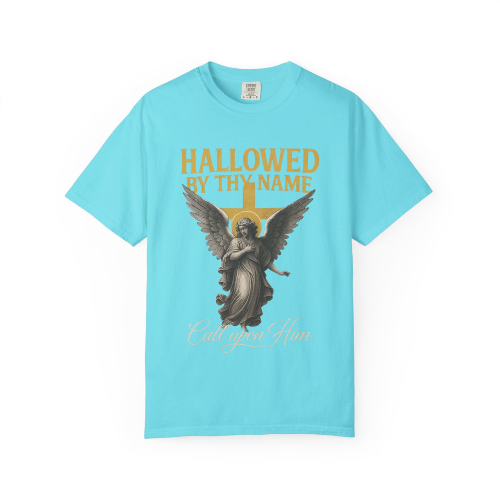 Hallowed by Thy Name Christian Garment-Dyed T-shirt