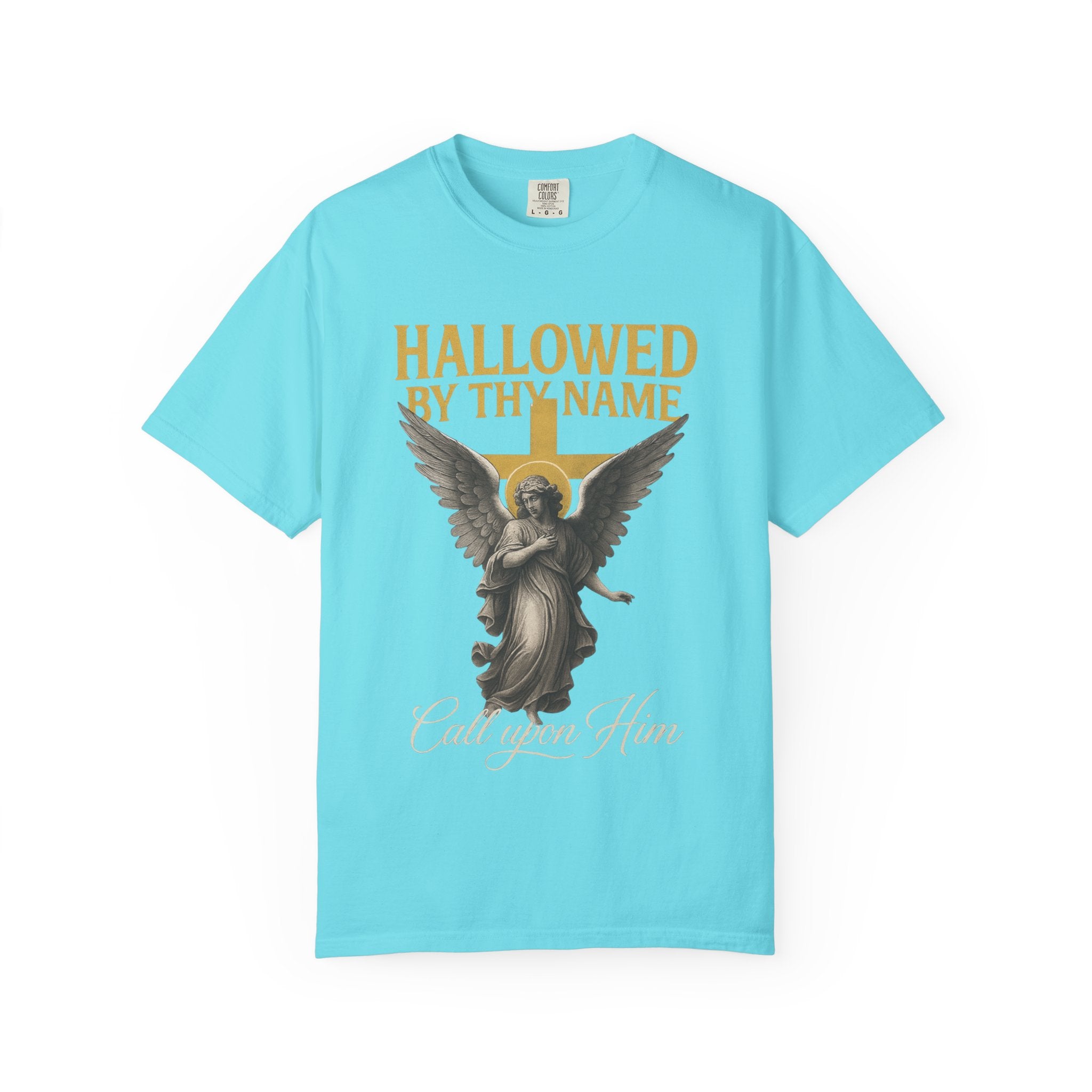 Hallowed by Thy Name Christian Garment-Dyed T-shirt