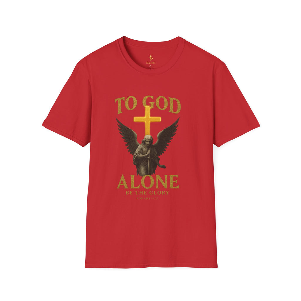 Faith-Inspired T-Shirt - 'To God Alone Be the Glory'
