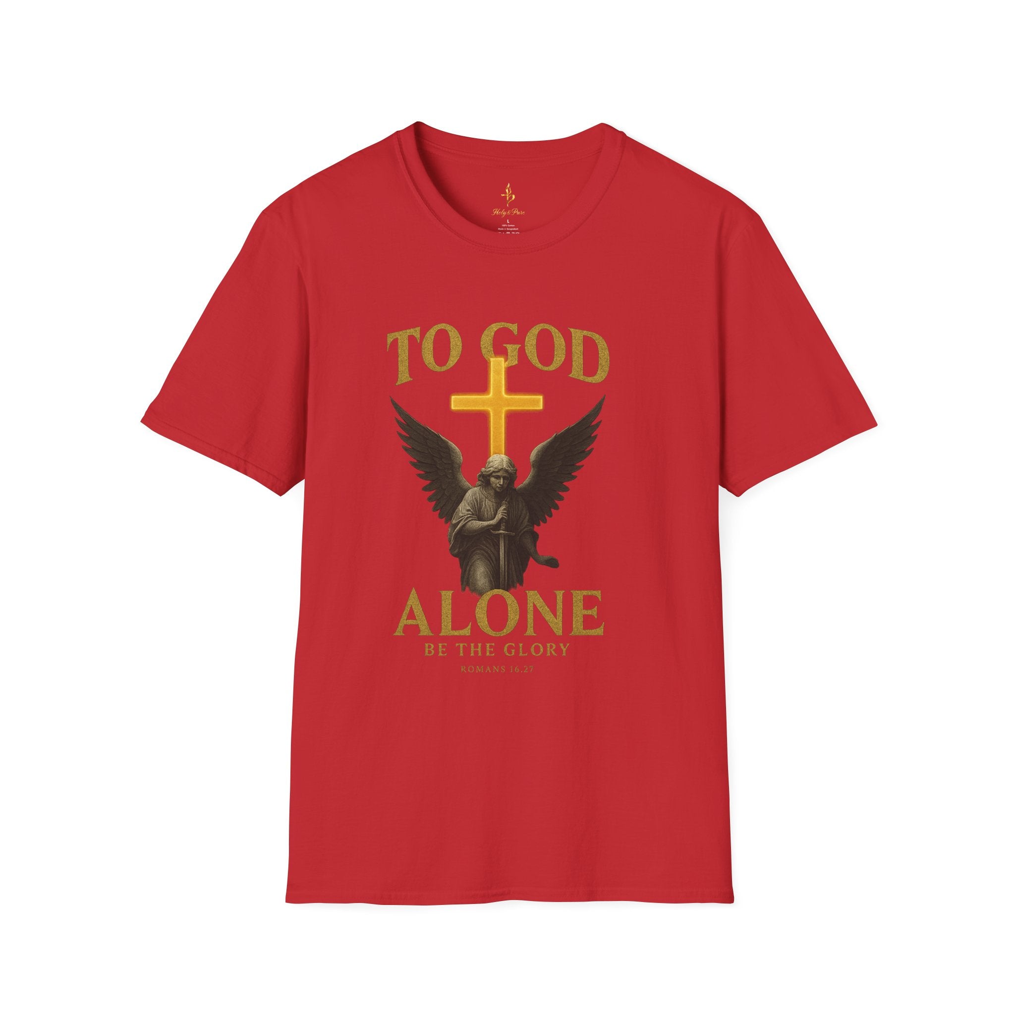 Faith-Inspired T-Shirt - 'To God Alone Be the Glory'