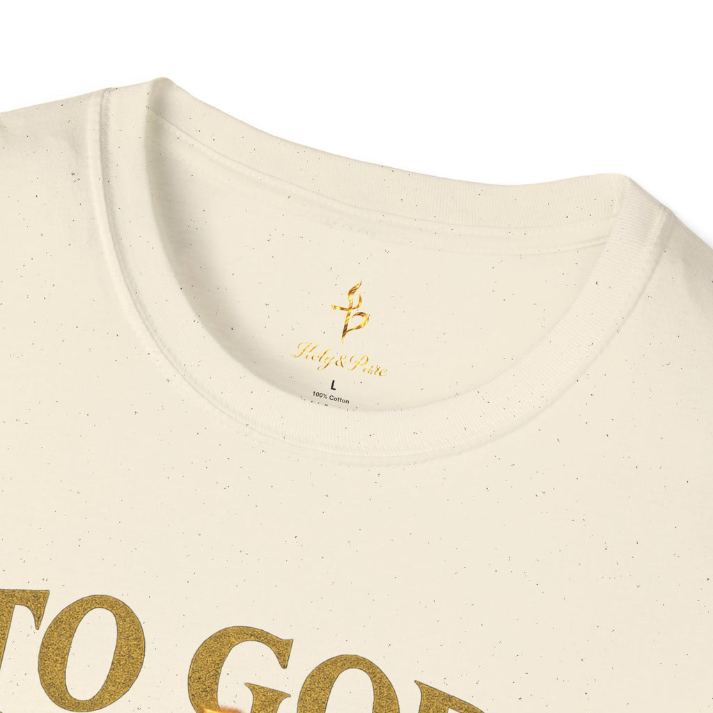 Faith-Inspired T-Shirt - 'To God Alone Be the Glory'