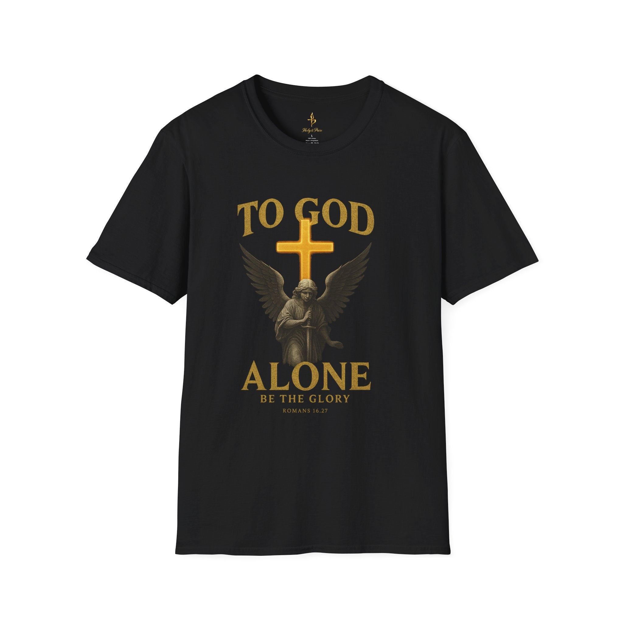 Faith-Inspired T-Shirt - 'To God Alone Be the Glory'
