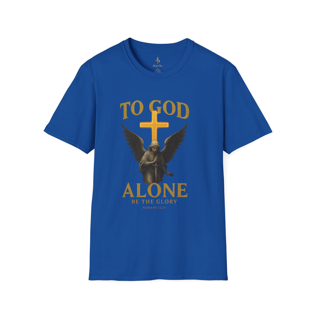 Faith-Inspired T-Shirt - 'To God Alone Be the Glory'
