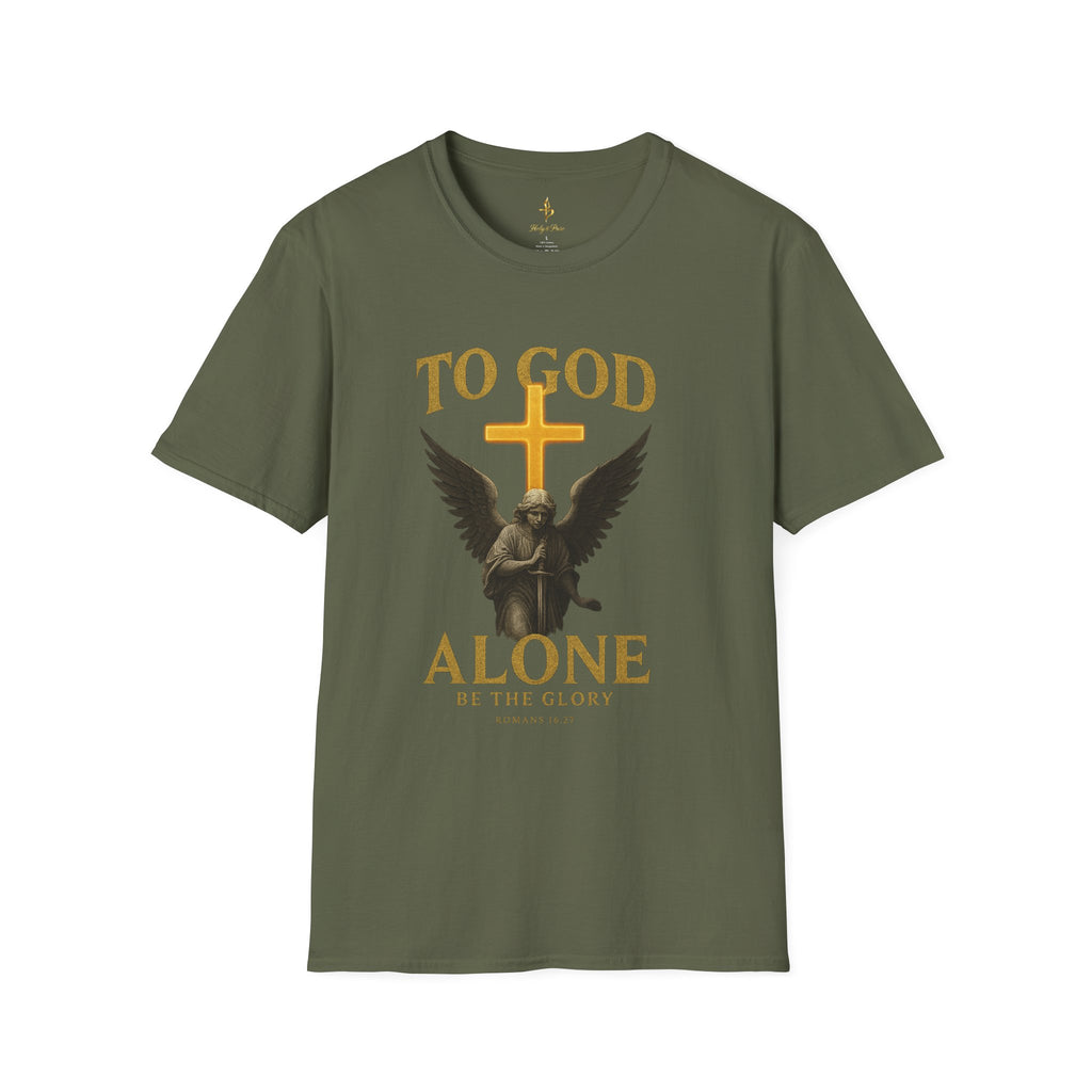 Faith-Inspired T-Shirt - 'To God Alone Be the Glory'