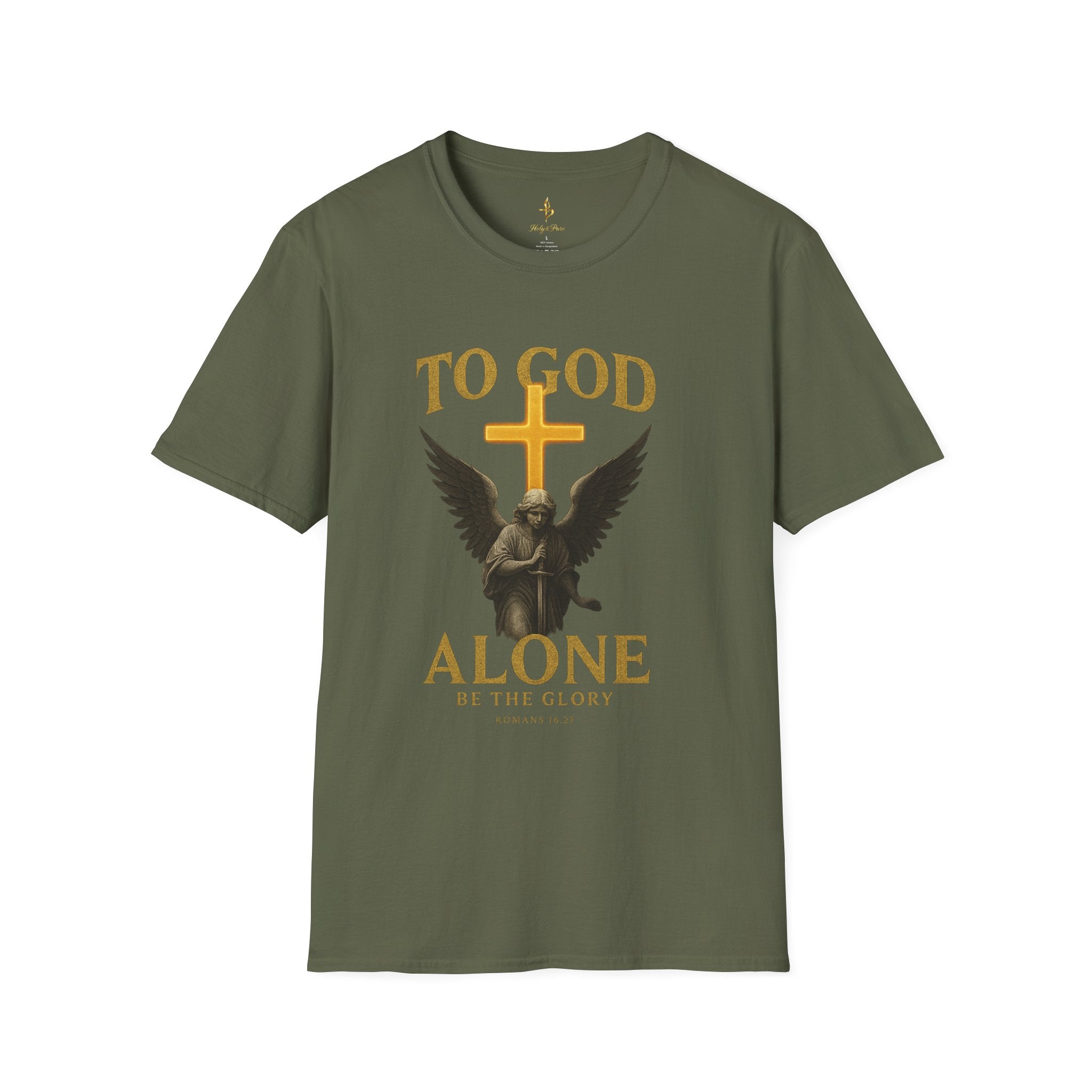 Faith-Inspired T-Shirt - 'To God Alone Be the Glory'