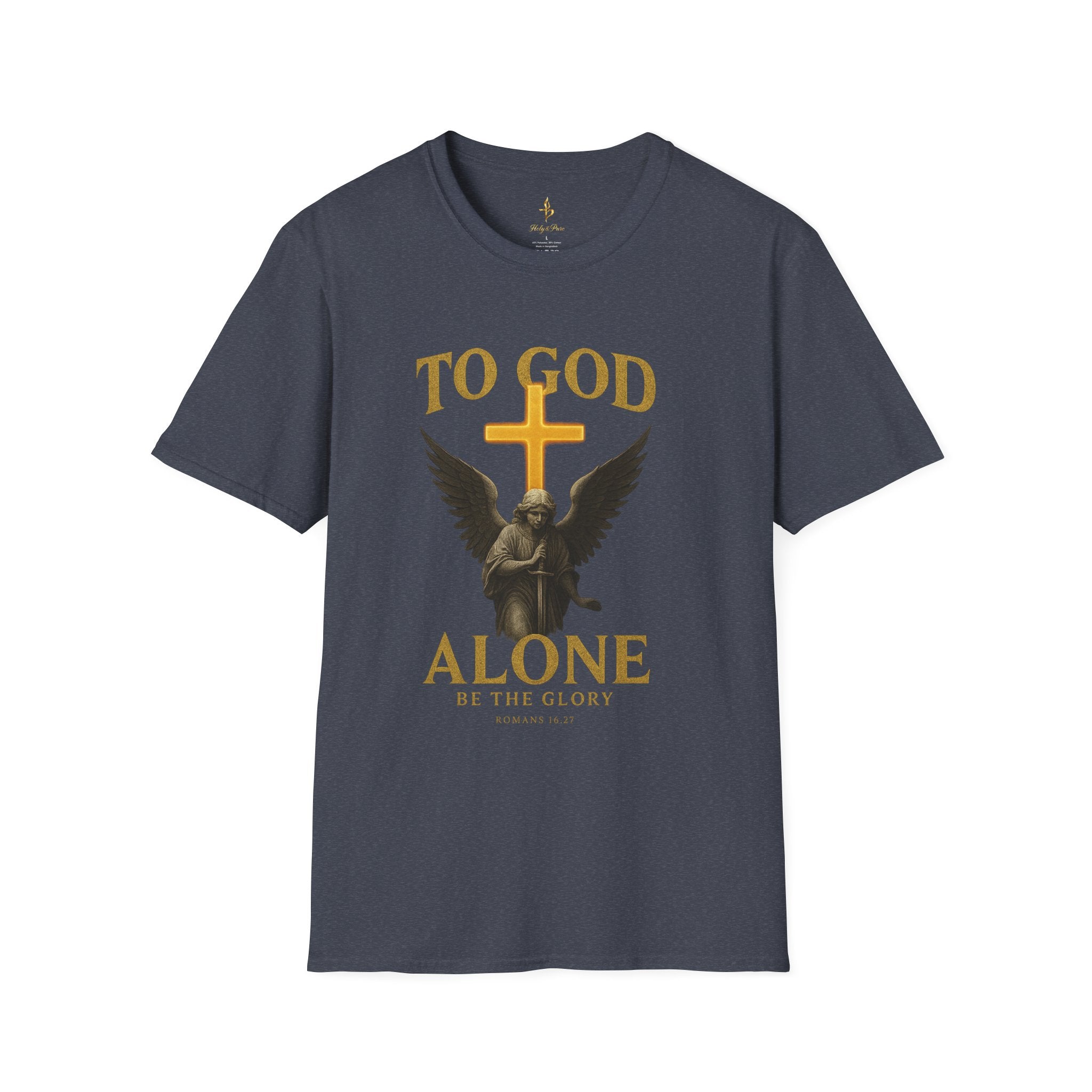 Faith-Inspired T-Shirt - 'To God Alone Be the Glory'