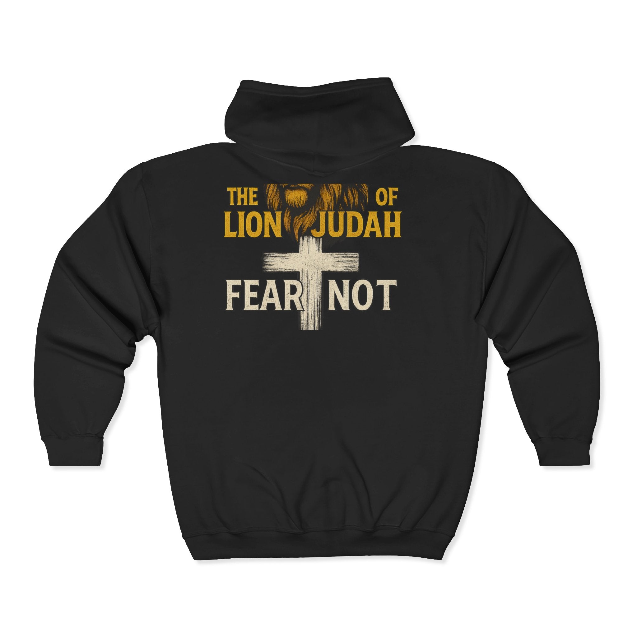 Jesus Lion Hoodie - Christian Zip-Up Sweatshirt | Holy & Pure