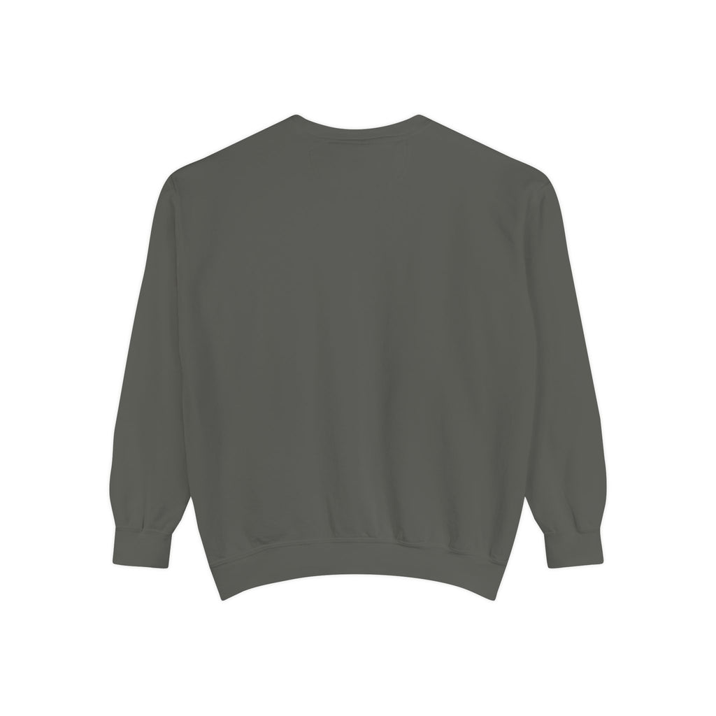 Victory in Jesus Unisex Garment-Dyed Sweatshirt