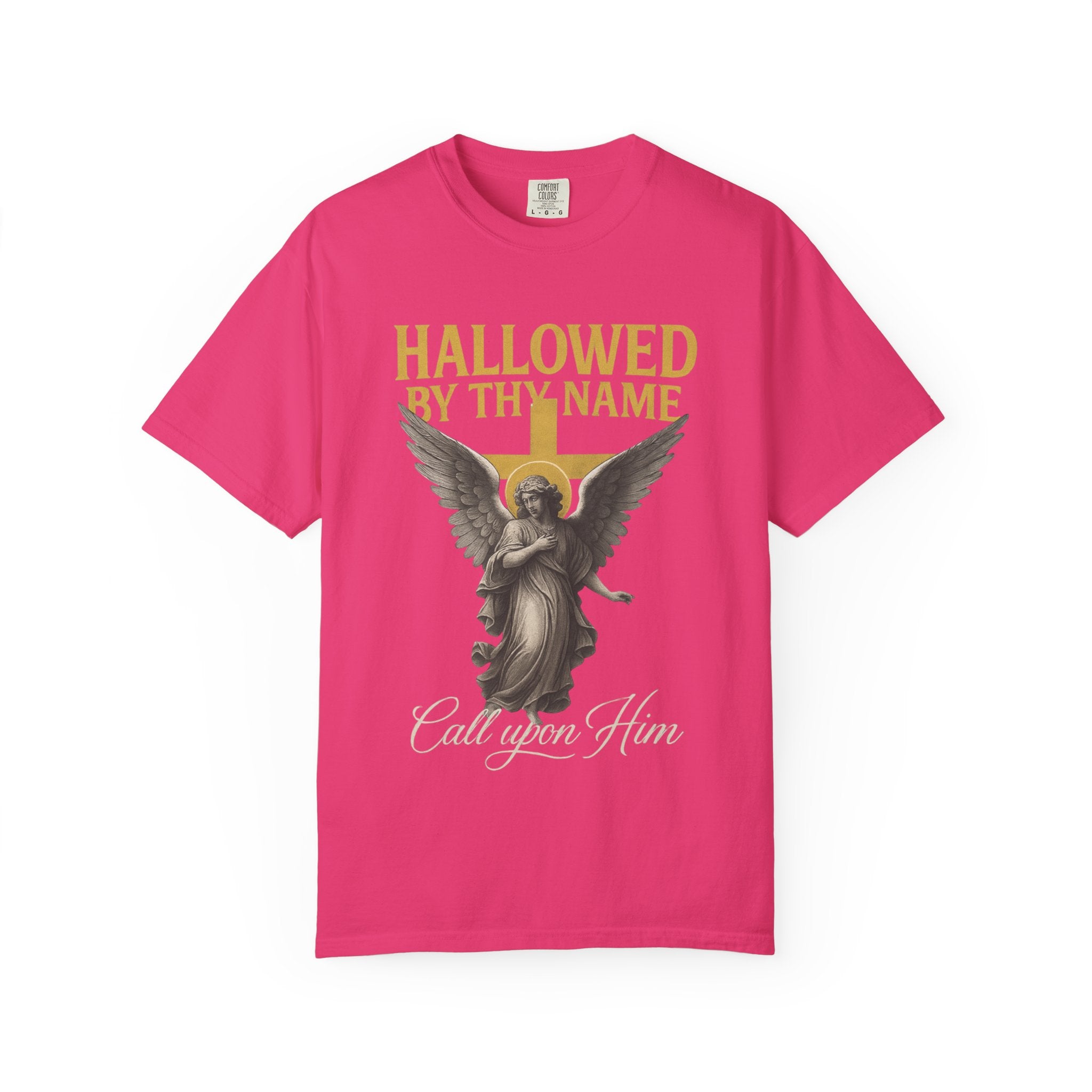 Hallowed by Thy Name Christian Garment-Dyed T-shirt