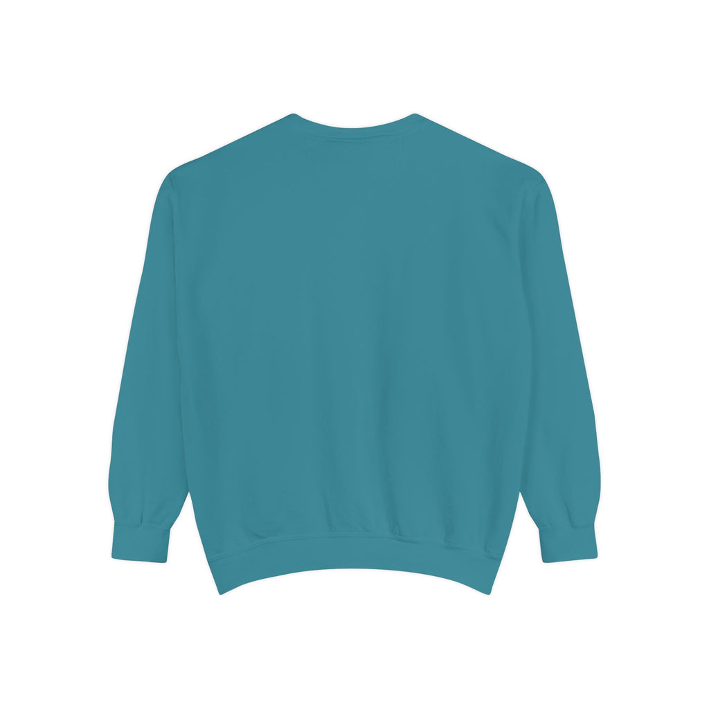 Victory in Jesus Unisex Garment-Dyed Sweatshirt