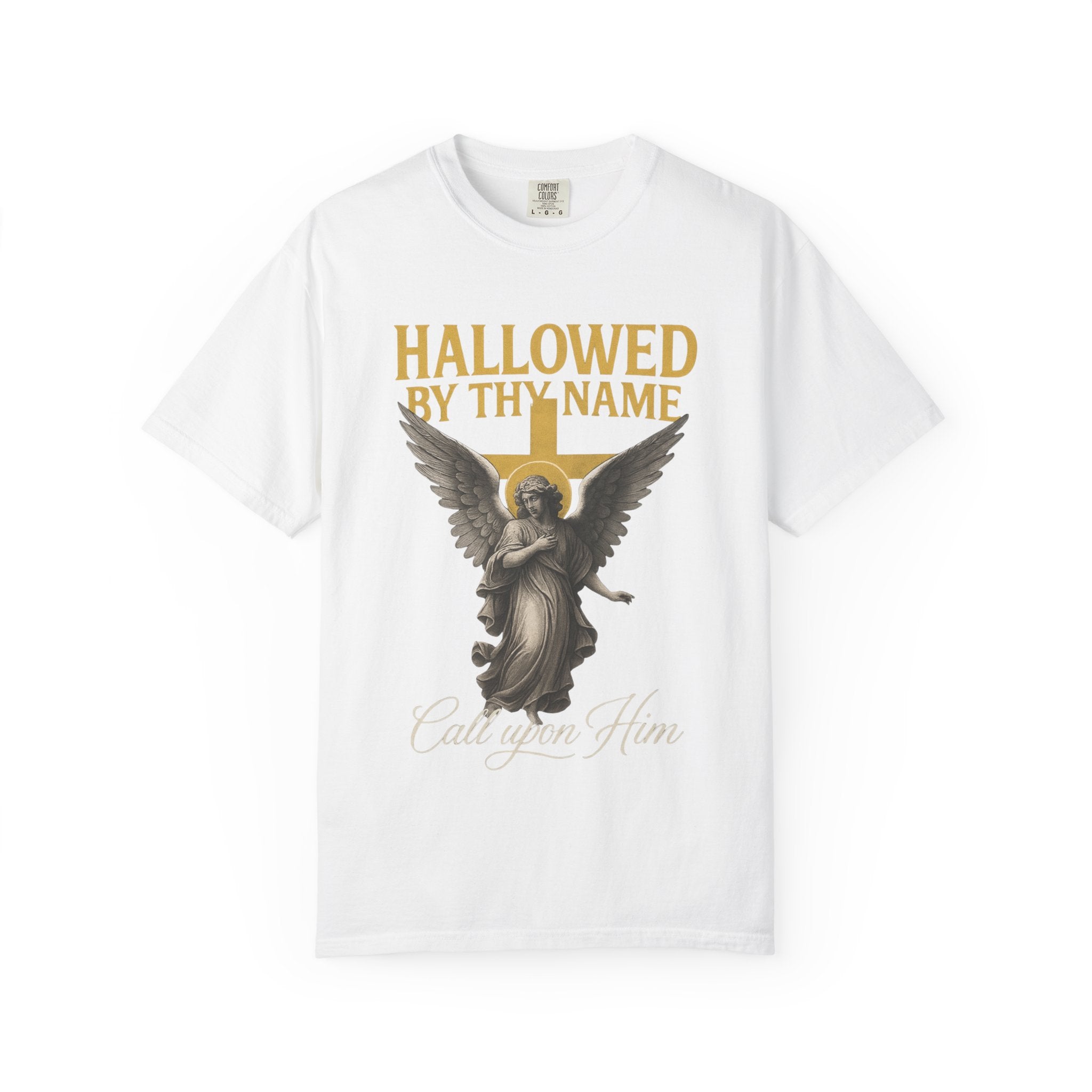 Hallowed by Thy Name Christian Garment-Dyed T-shirt