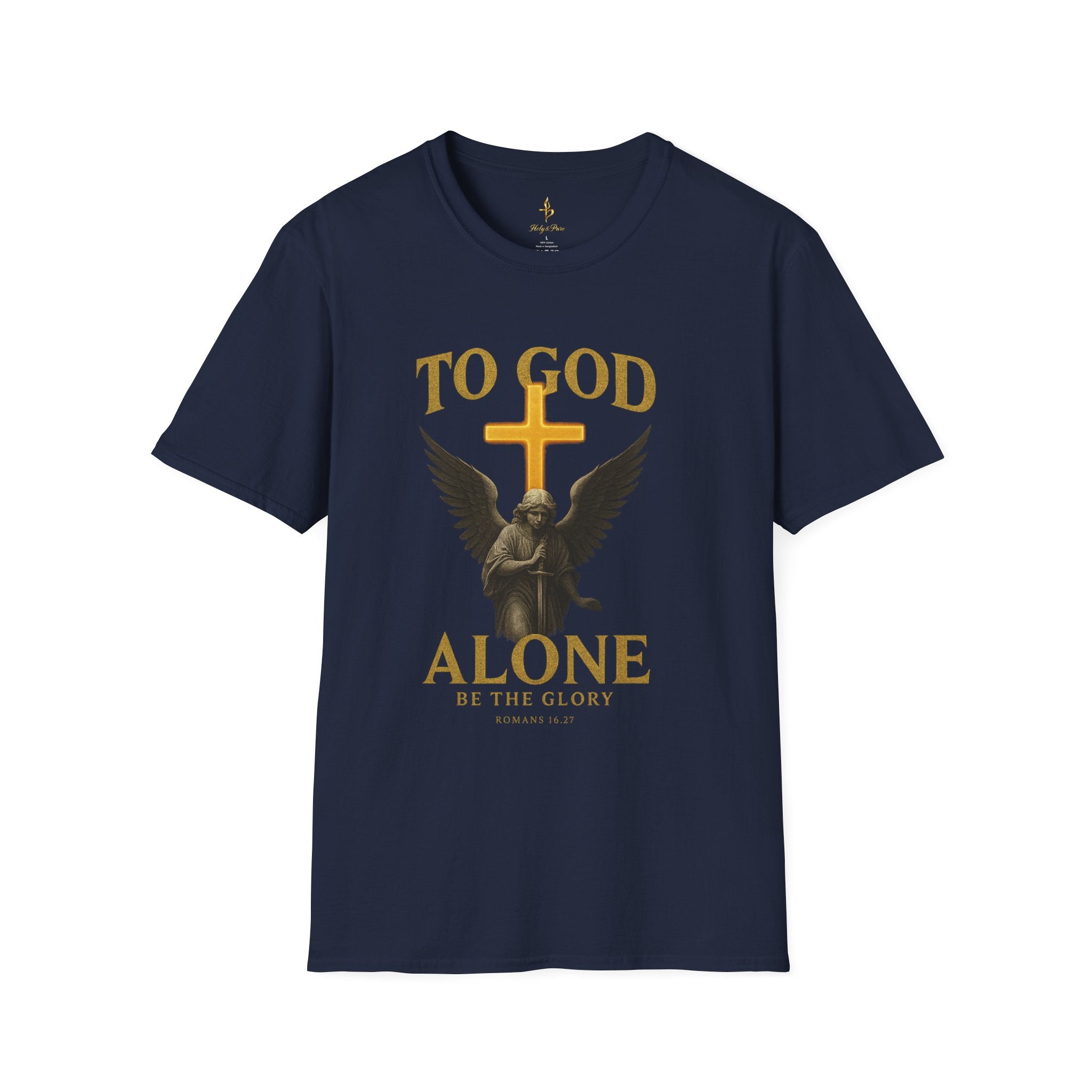 Faith-Inspired T-Shirt - 'To God Alone Be the Glory'