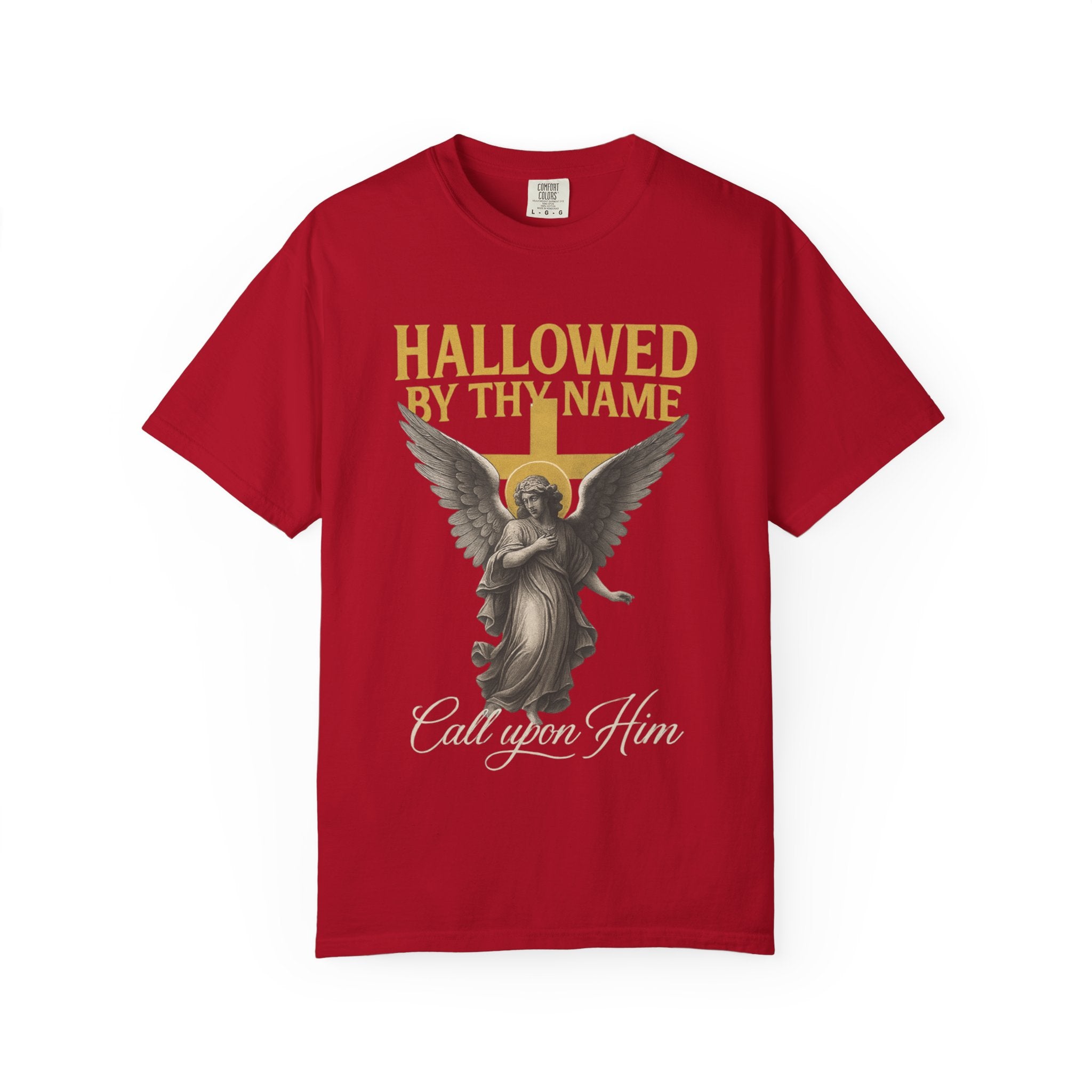 Hallowed by Thy Name Christian Garment-Dyed T-shirt