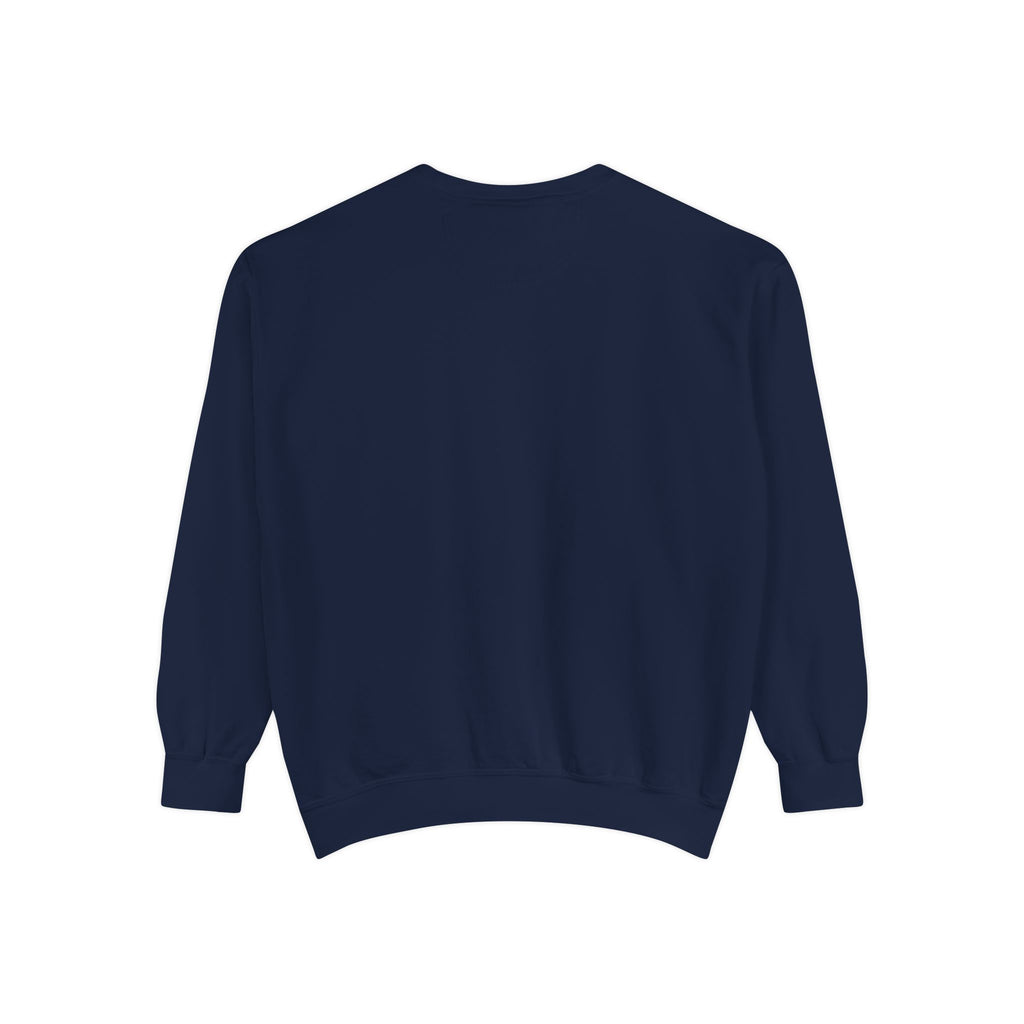 Victory in Jesus Unisex Garment-Dyed Sweatshirt