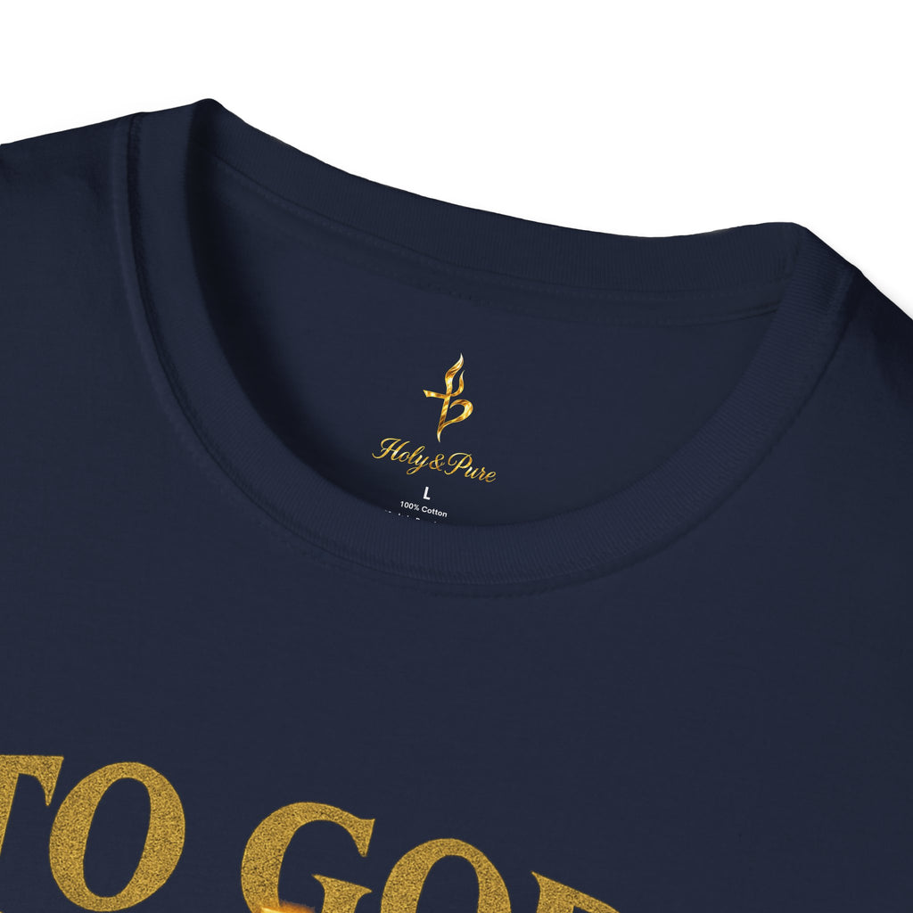 Faith-Inspired T-Shirt - 'To God Alone Be the Glory'