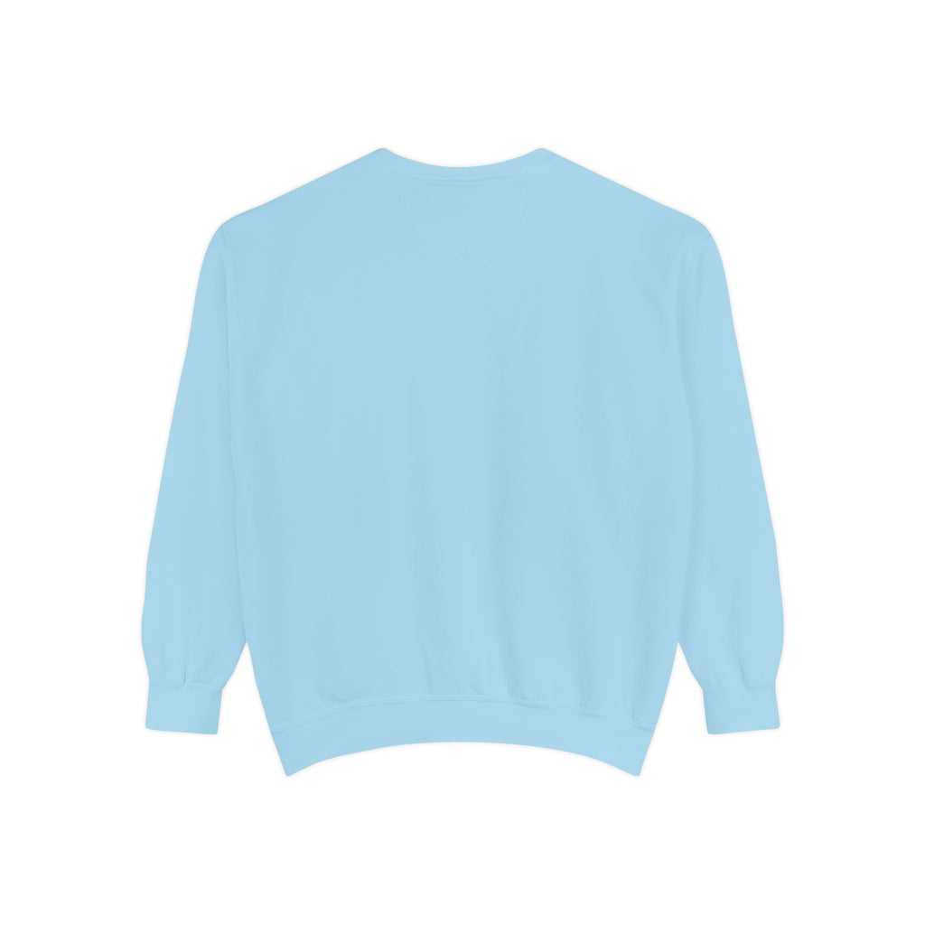 Victory in Jesus Unisex Garment-Dyed Sweatshirt