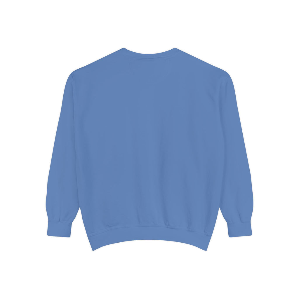 Victory in Jesus Unisex Garment-Dyed Sweatshirt