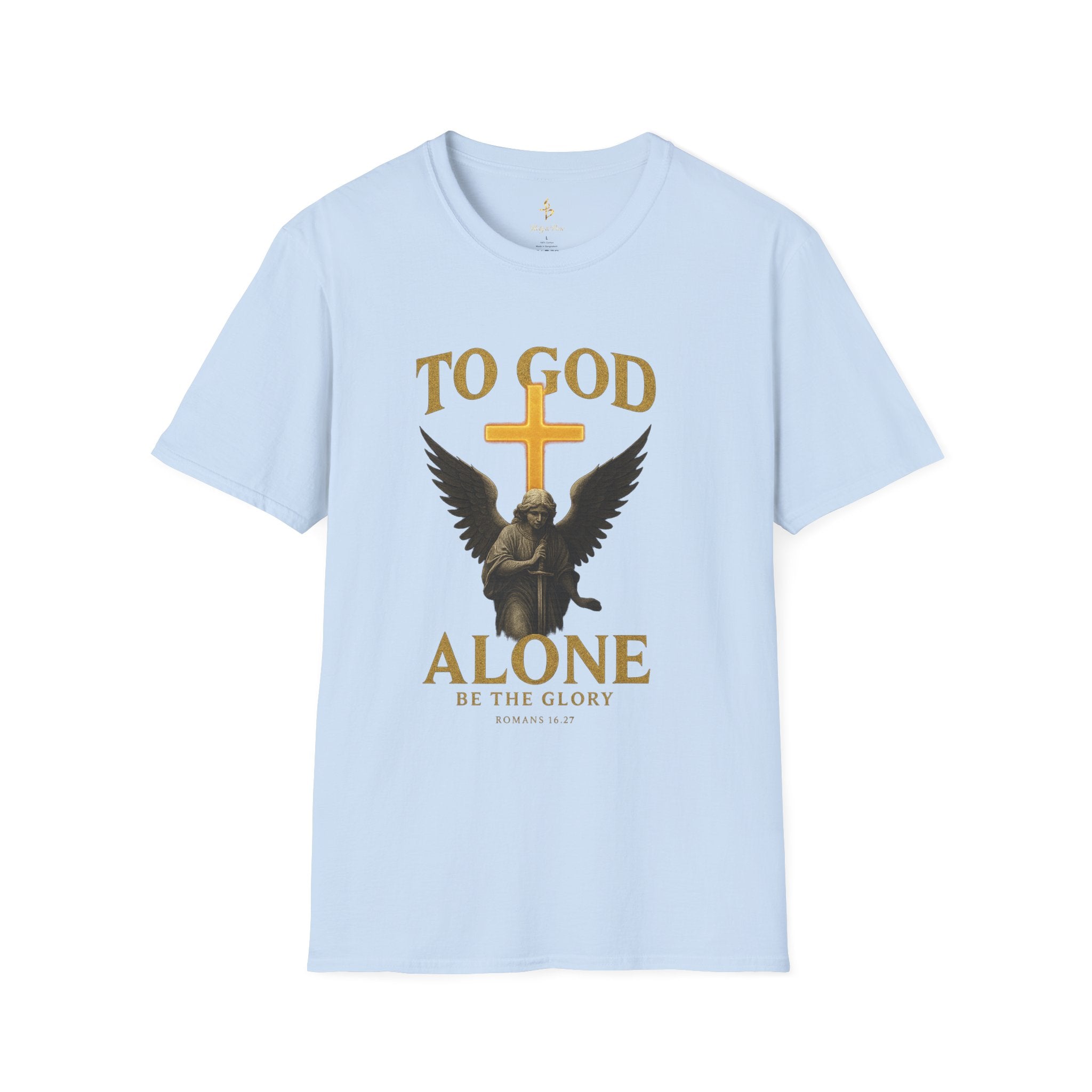 Faith-Inspired T-Shirt - 'To God Alone Be the Glory'