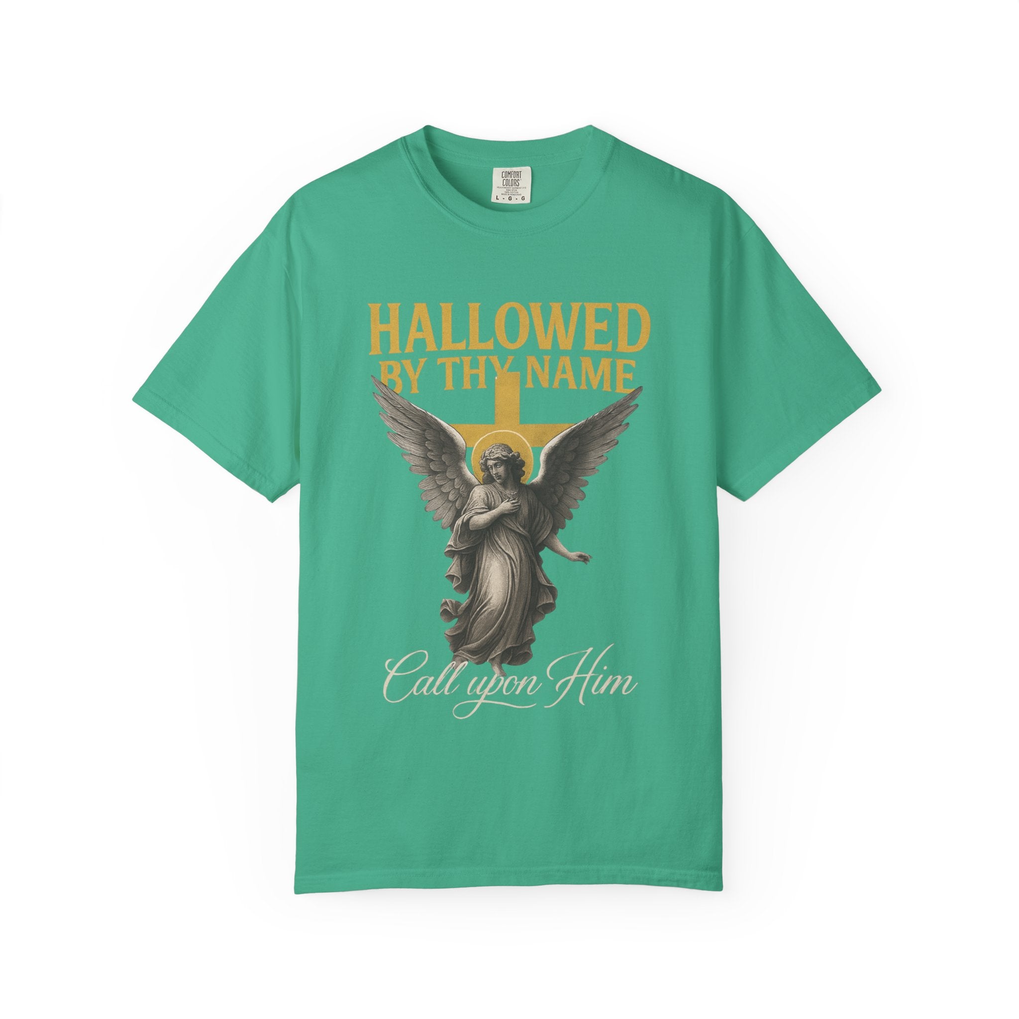 Hallowed by Thy Name Christian Garment-Dyed T-shirt