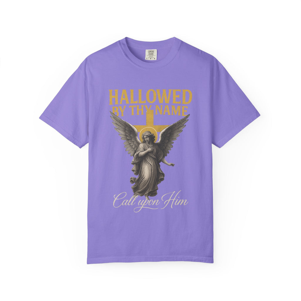 Hallowed by Thy Name Christian Garment-Dyed T-shirt