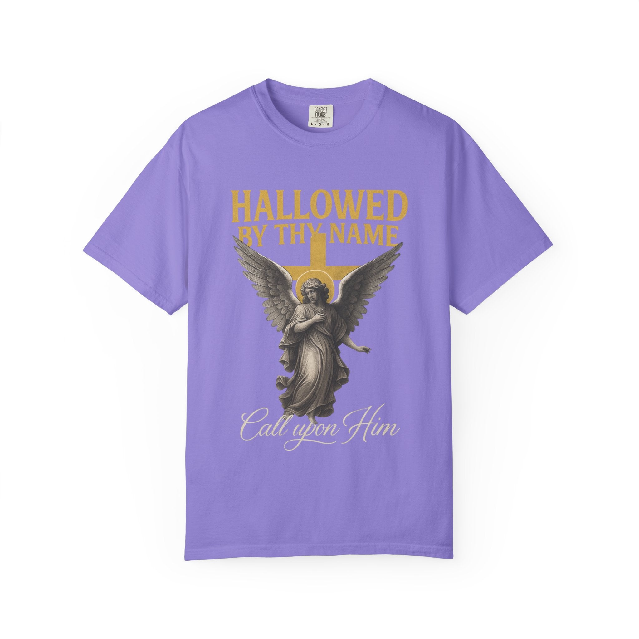 Hallowed by Thy Name Christian Garment-Dyed T-shirt