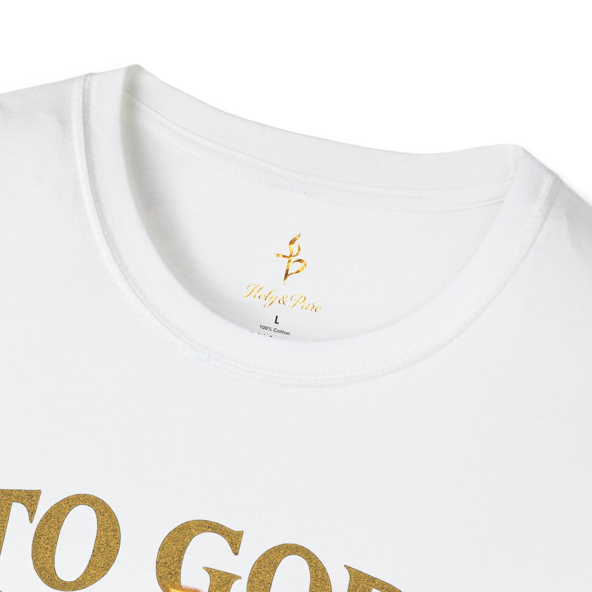 Faith-Inspired T-Shirt - 'To God Alone Be the Glory'