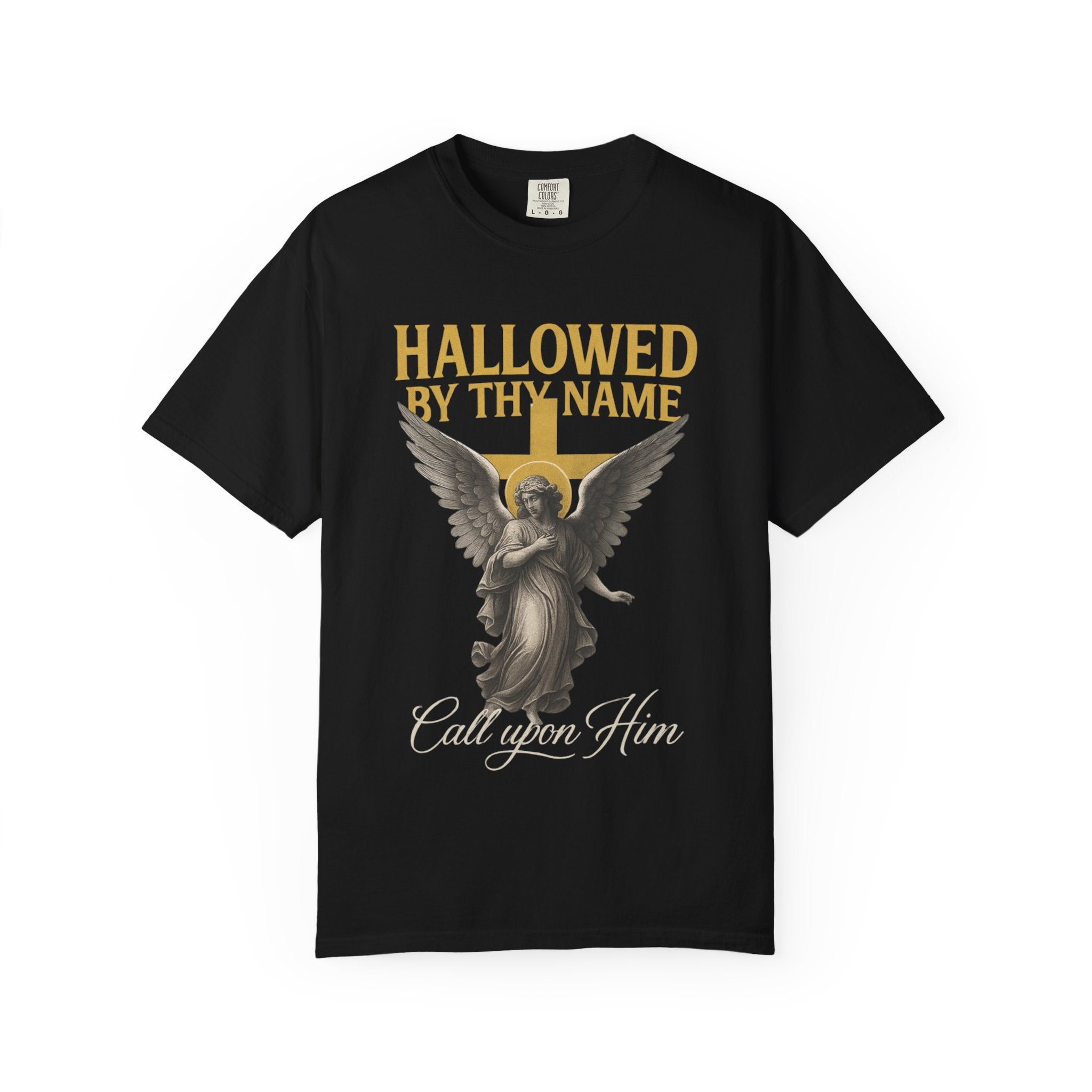 Hallowed by Thy Name Christian Garment-Dyed T-shirt